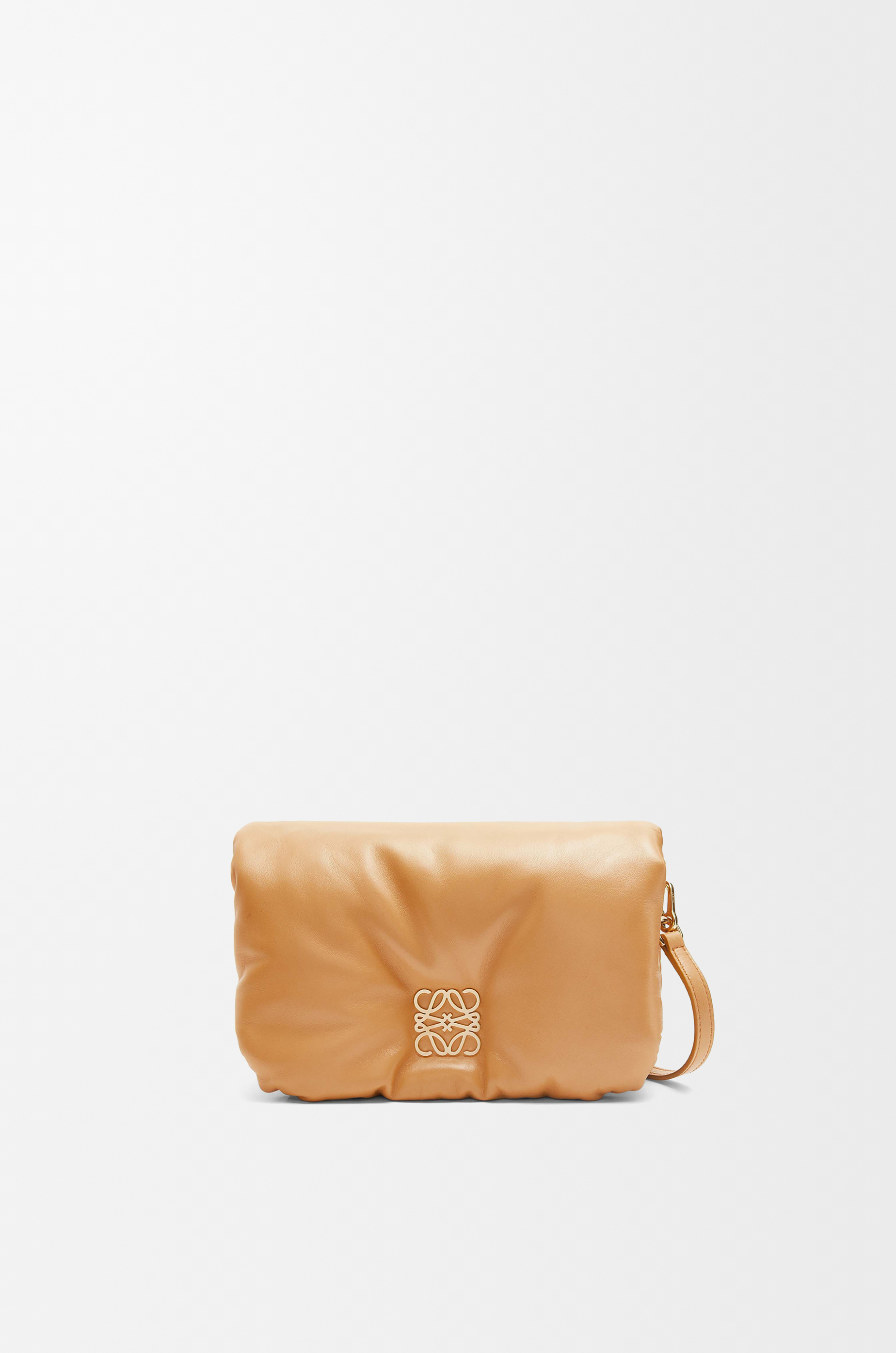 LOEWE Puffer Goya padded leather down shoulder bag in 2023