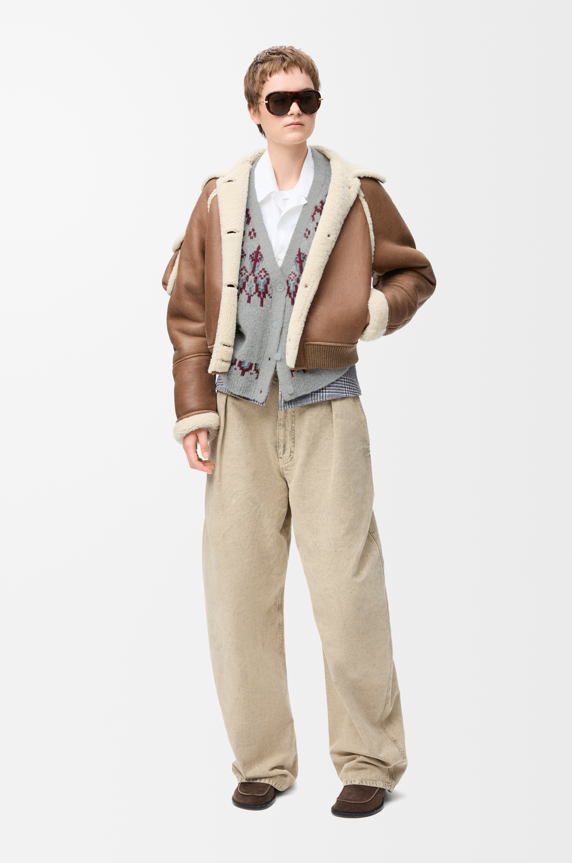 Loewe Cardigan In Wool Blend Size:m For Woman