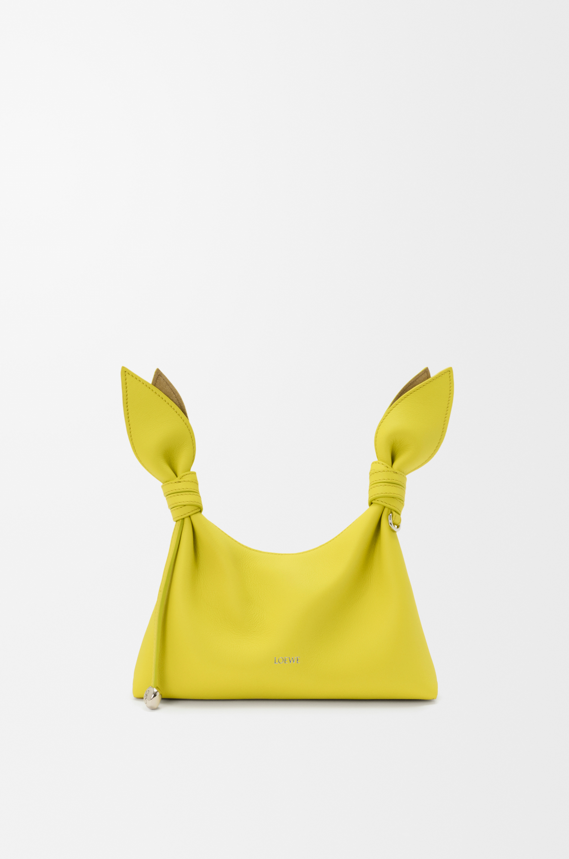 Mini Scarf bag in smooth calfskin Yellow - LOEWE USA Official Website