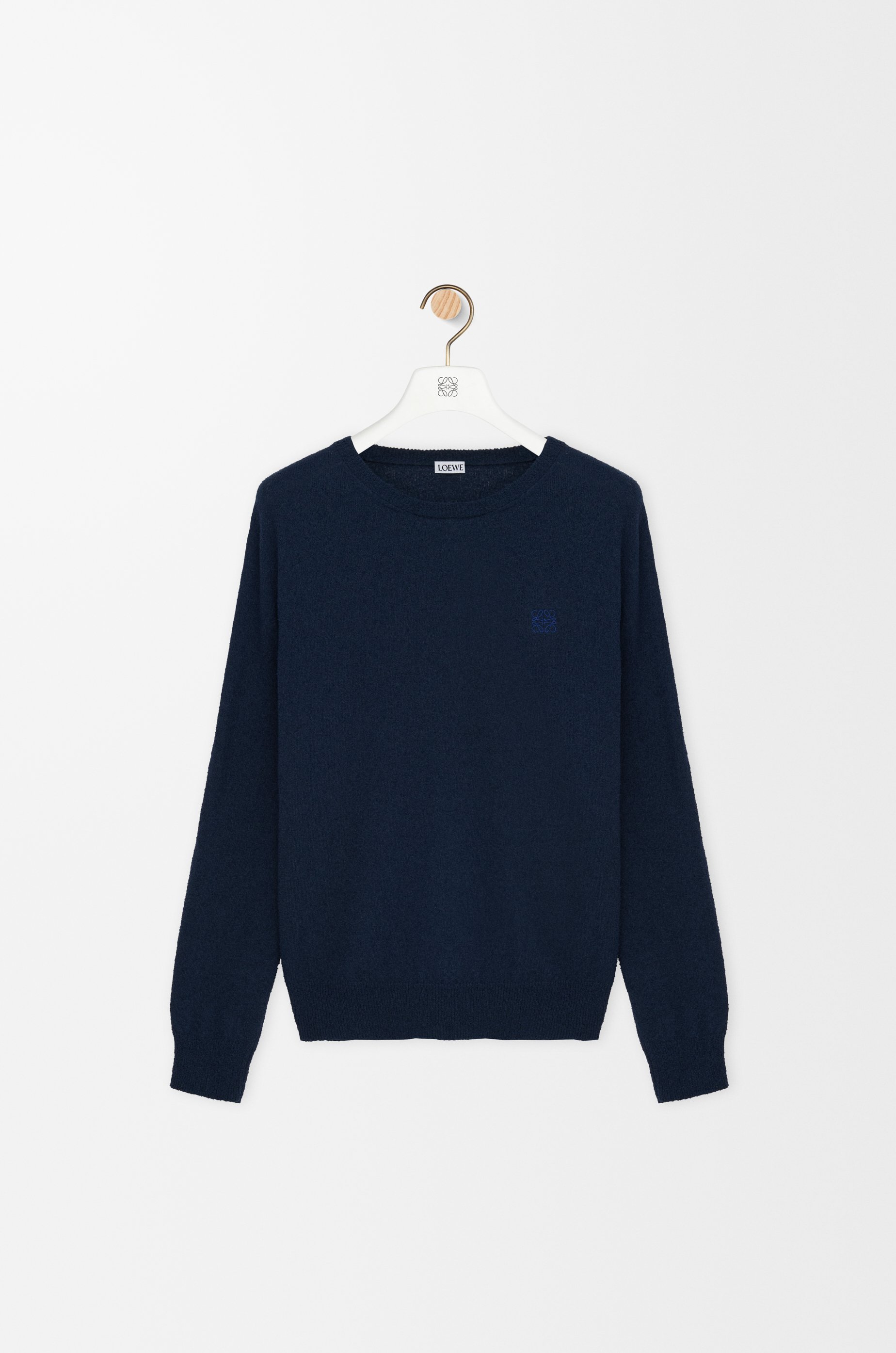 Sweater in cotton blend Blue - LOEWE