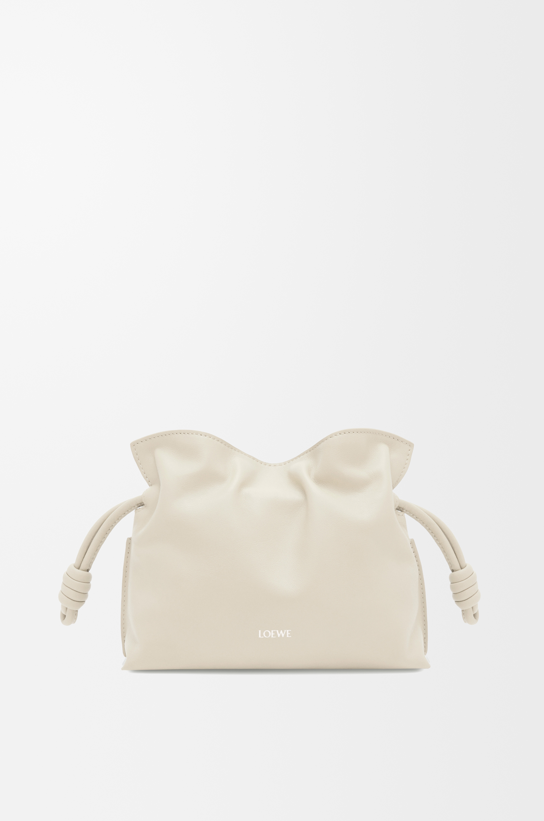 フラメンコクラッチ ミニ（ナパカーフ） シーソルト - LOEWE