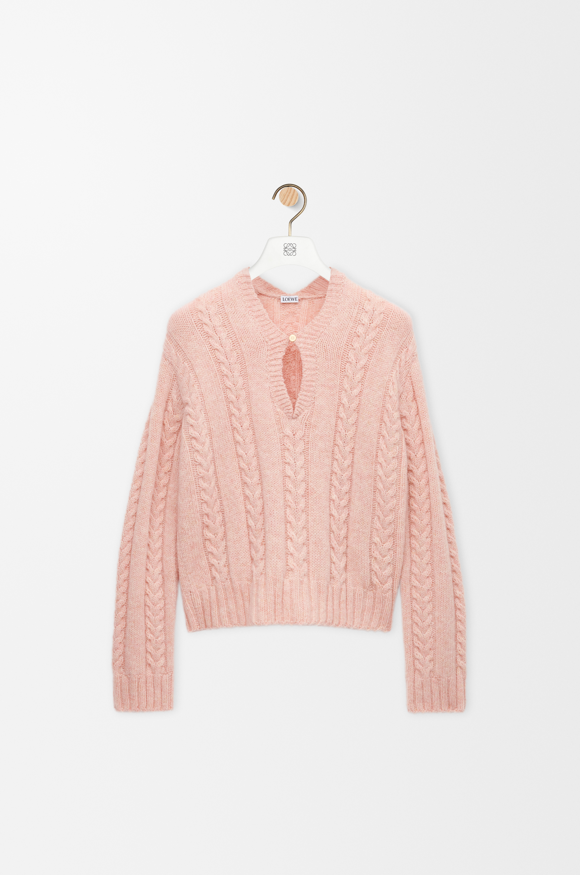 Sweater in wool Pink - LOEWE