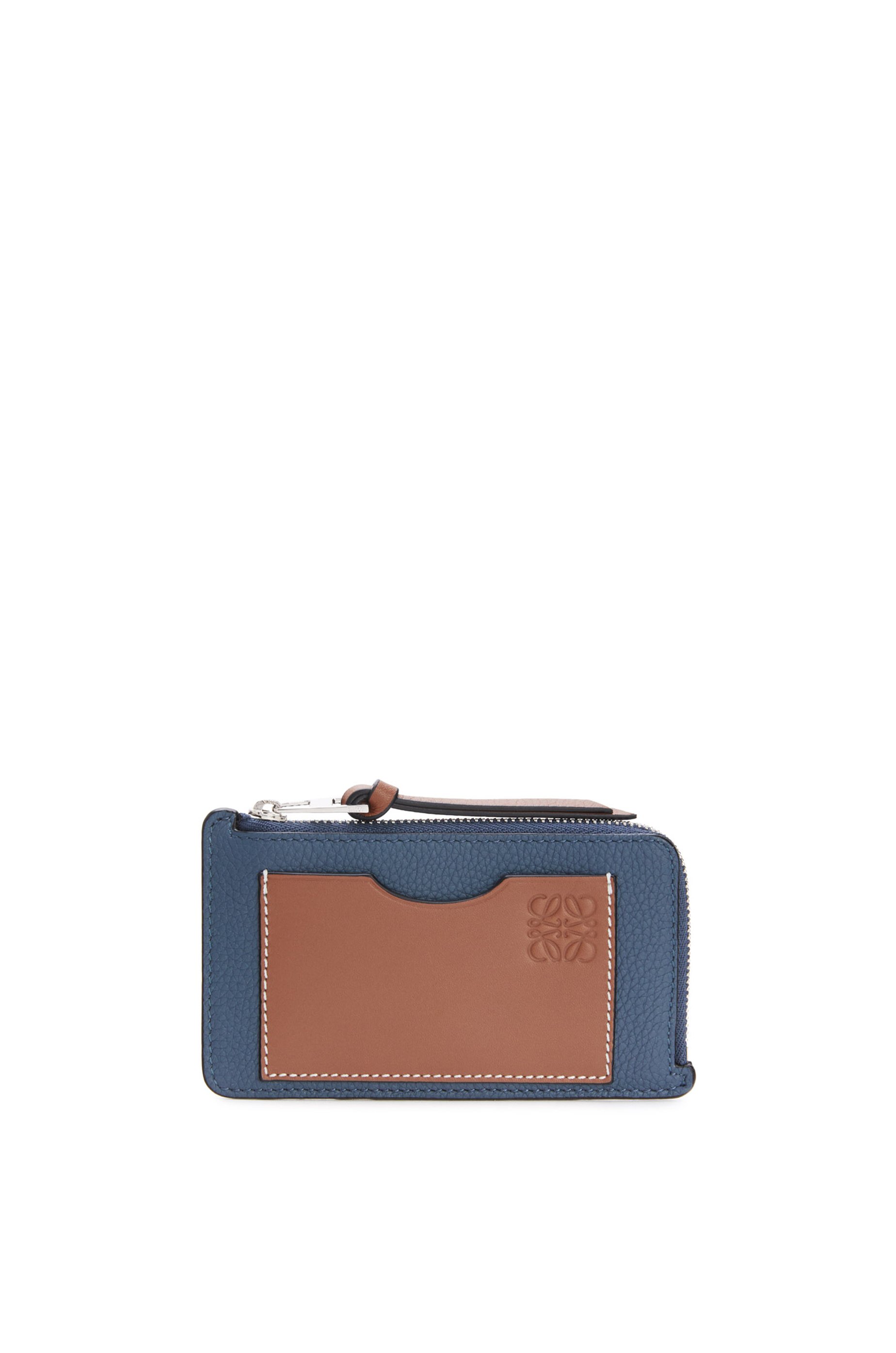 Coin cardholder in soft grained 