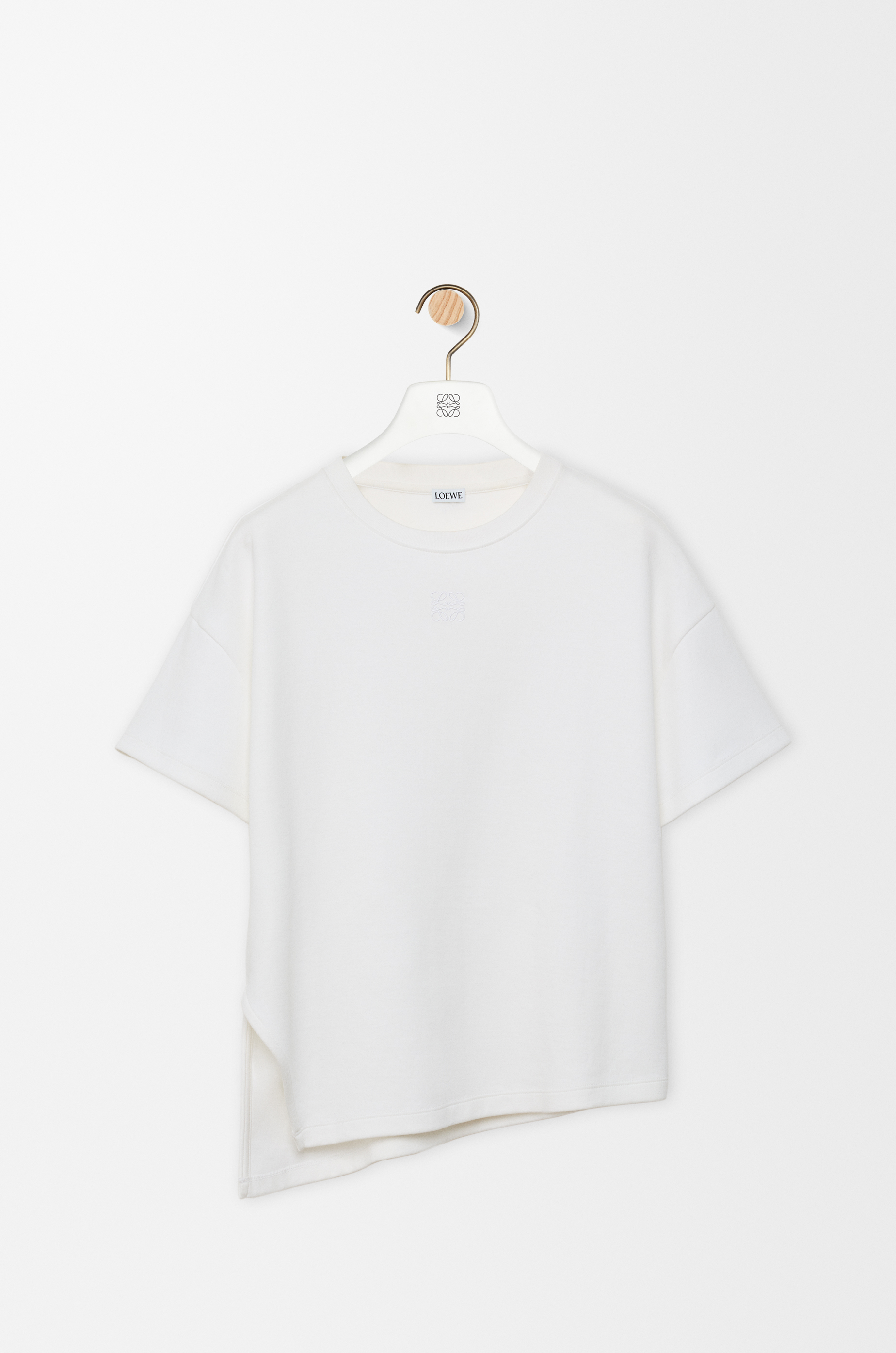 アシンメトリー Tシャツ（コットンブレンド） ホワイト - ロエベ 日本