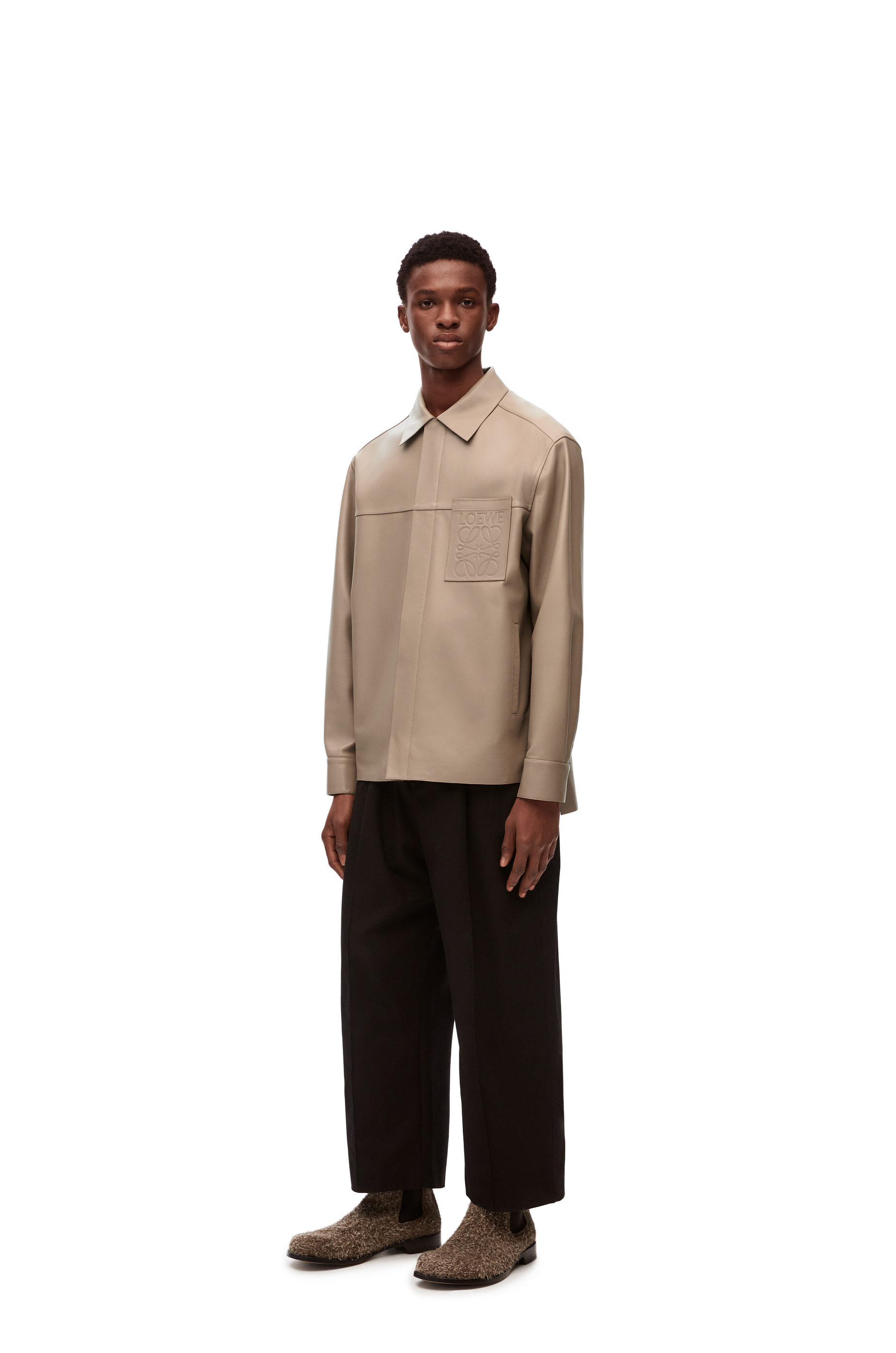 Luxury leather clothing and jackets · LOEWE men - LOEWE