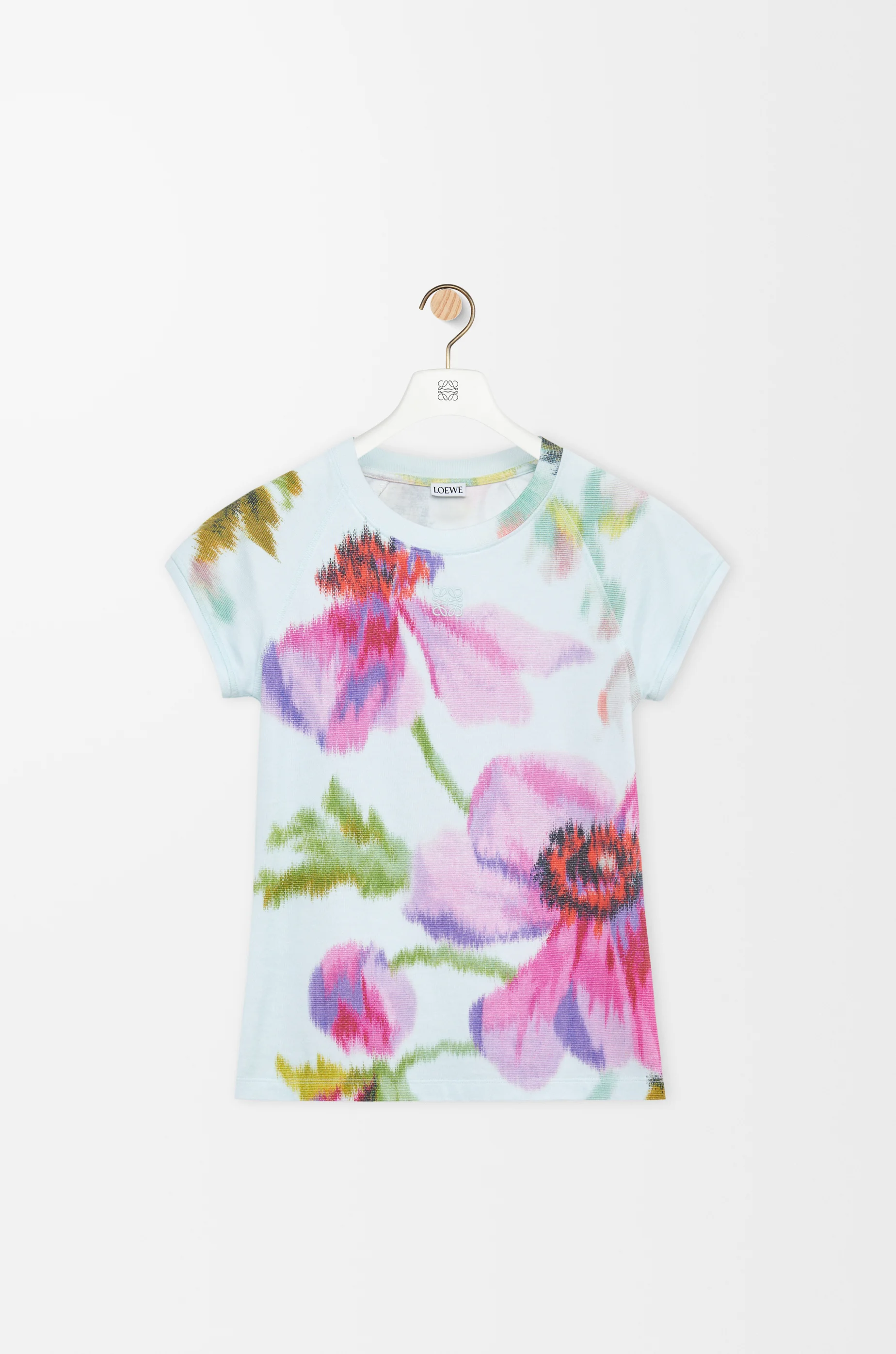 【LOEWE】ロエベ コットンブレンド スモールフィット Tシャツ スモールフィット Tシャツ（コットンブレンド） ブラック - LOEWE