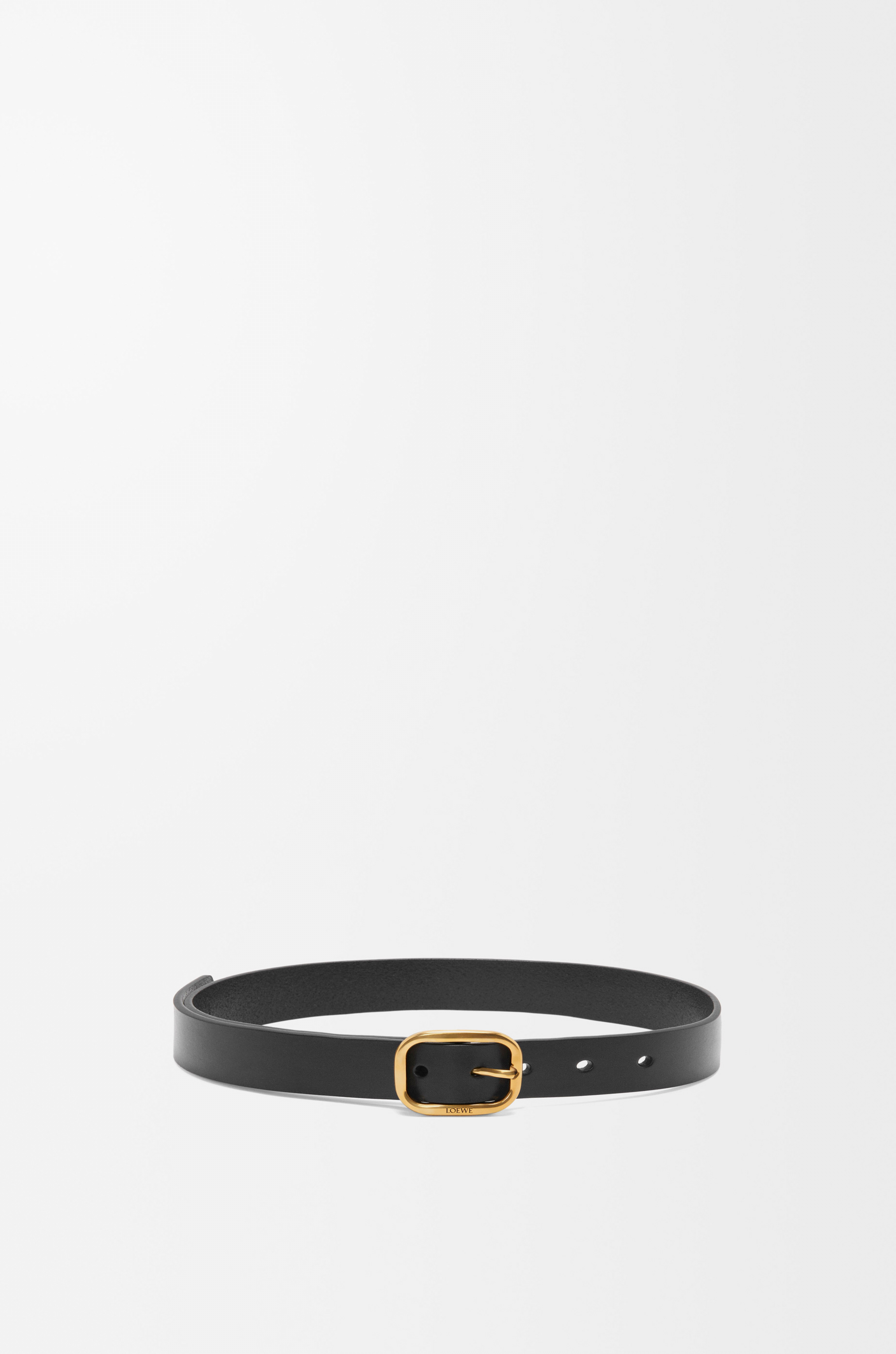 ラウンド ソフト ベルト（クラシックカーフ） ブラック - LOEWE Japan