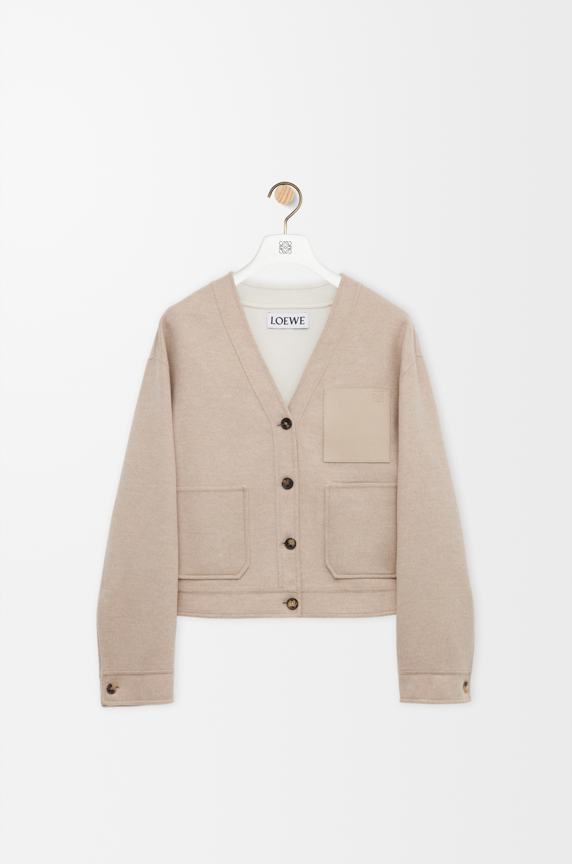 LOEWE アナグラム ウールカシミヤ ラグジュアリーカーディガン Mサイズ S359Y02XFU_6820_1F.jpg