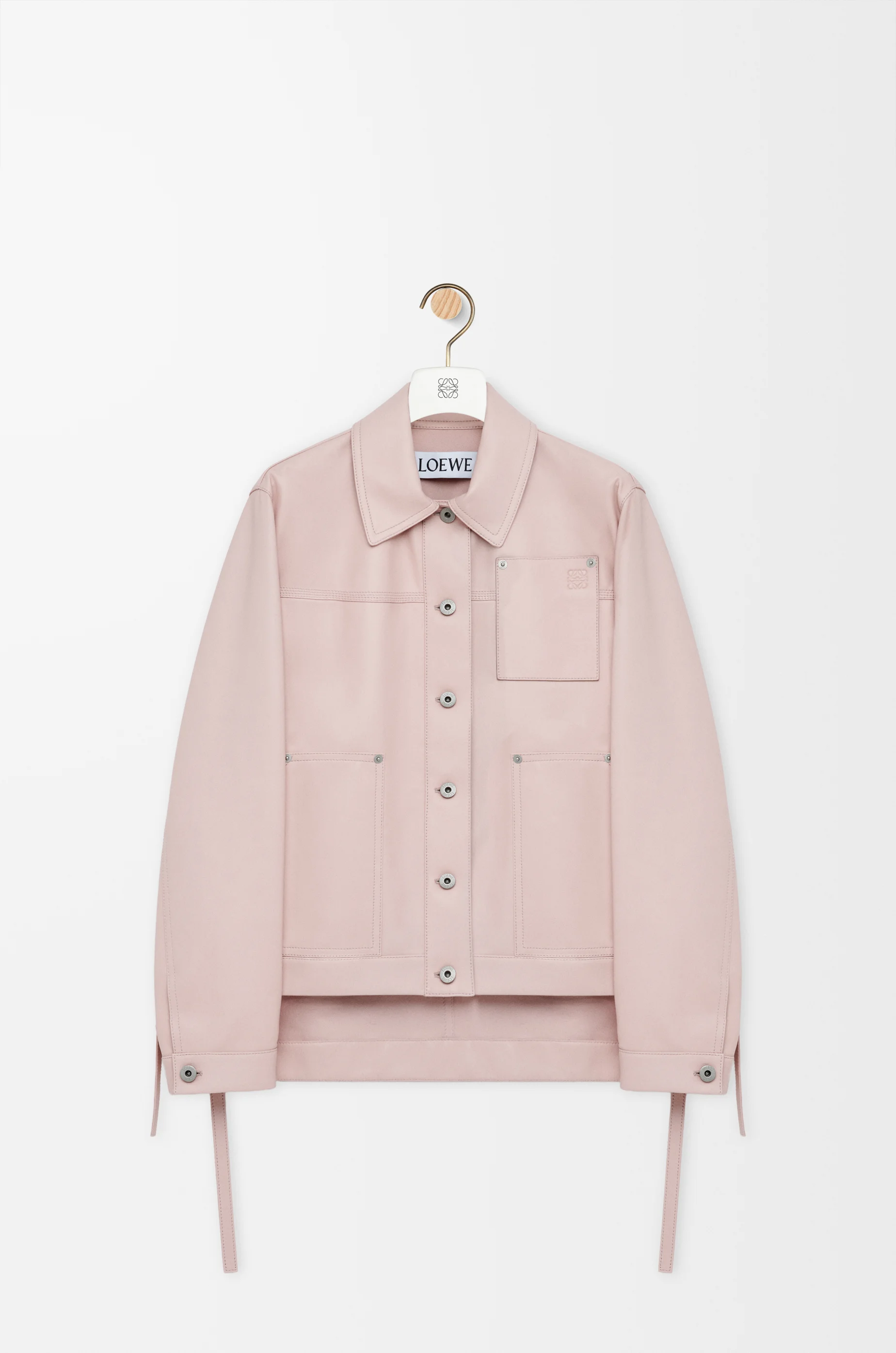 【美品/Lサイズ】outil MANTEAU LOUEY PINK カバーオール 美品/Lサイズ】outil MANTEAU LOUEY PINK カバーオール 美品/L