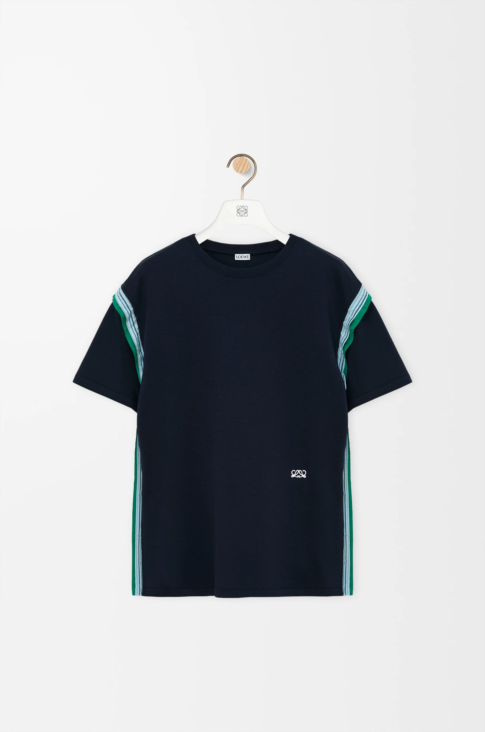 LOEWE 黒 Tシャツ 青いロゴ - メルカリ