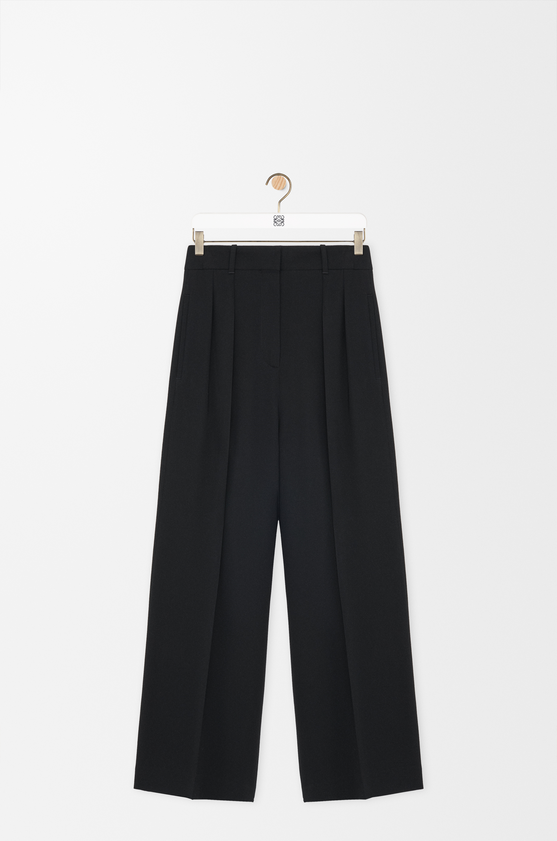 Trousers in stretch viscose Black - LOEWE
