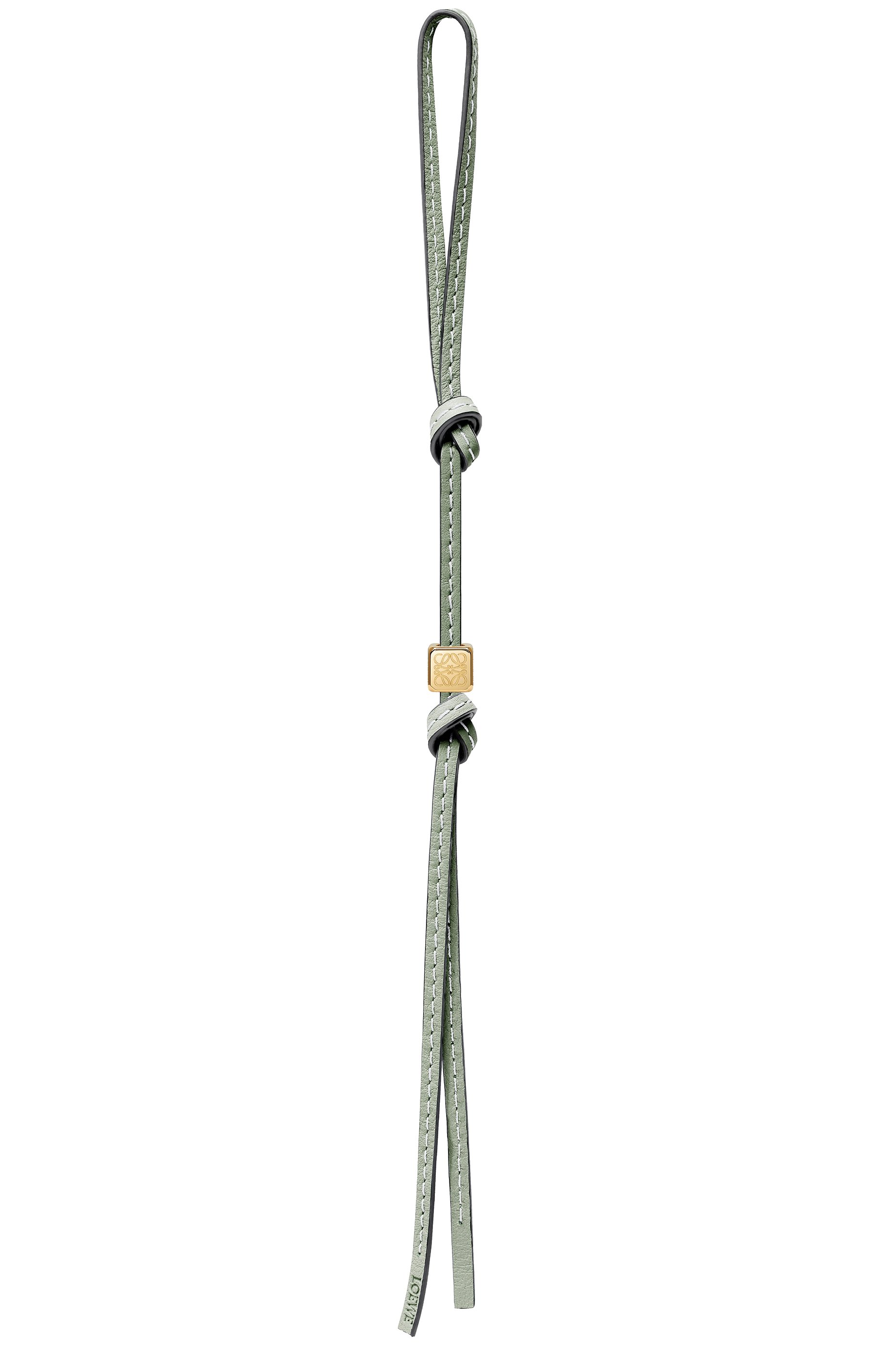 Small Anagram strap in calfskin and brass Rosemary/Gold - LOEWE