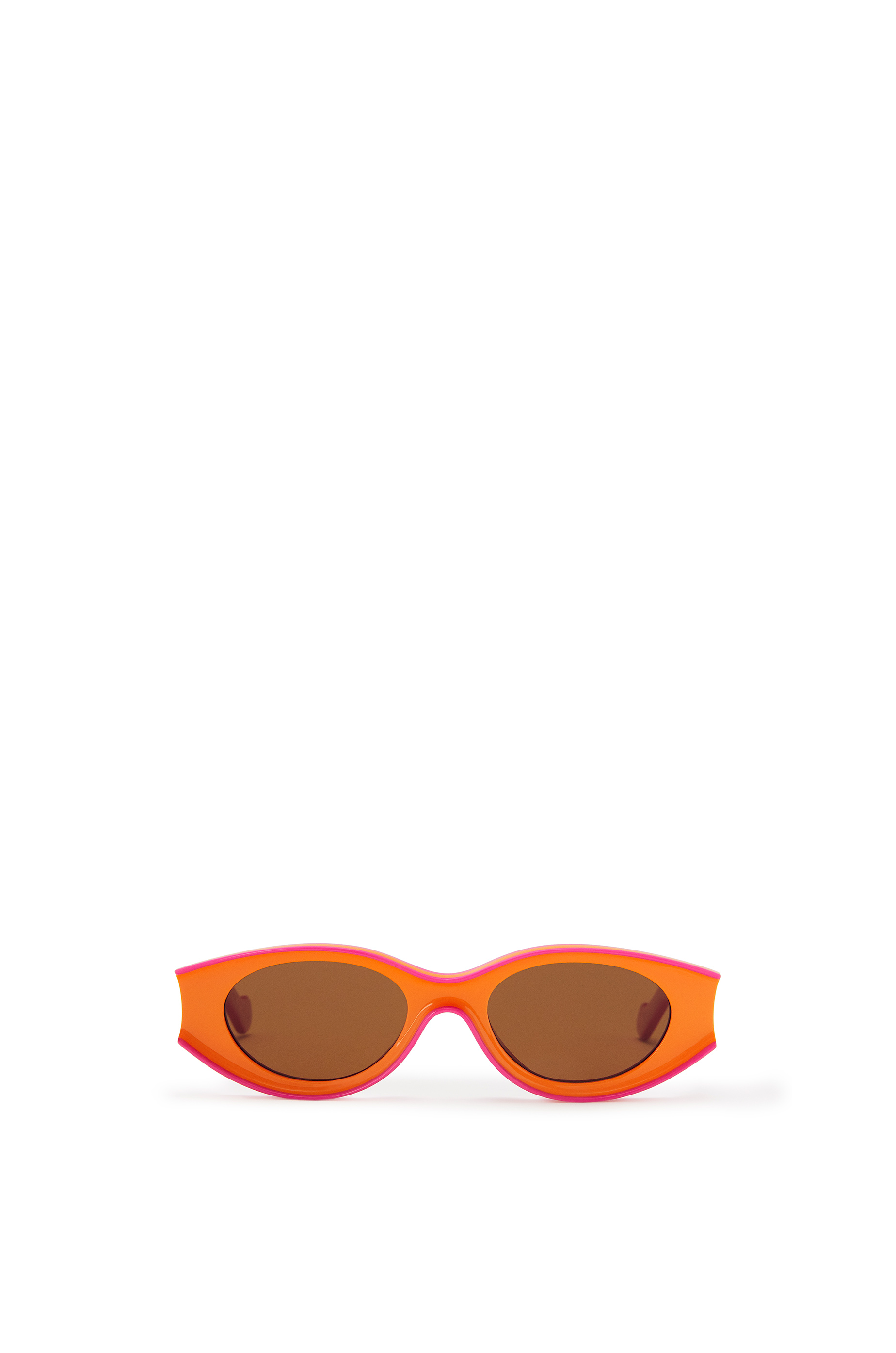 Small sunglasses in acetate Neon Orange 