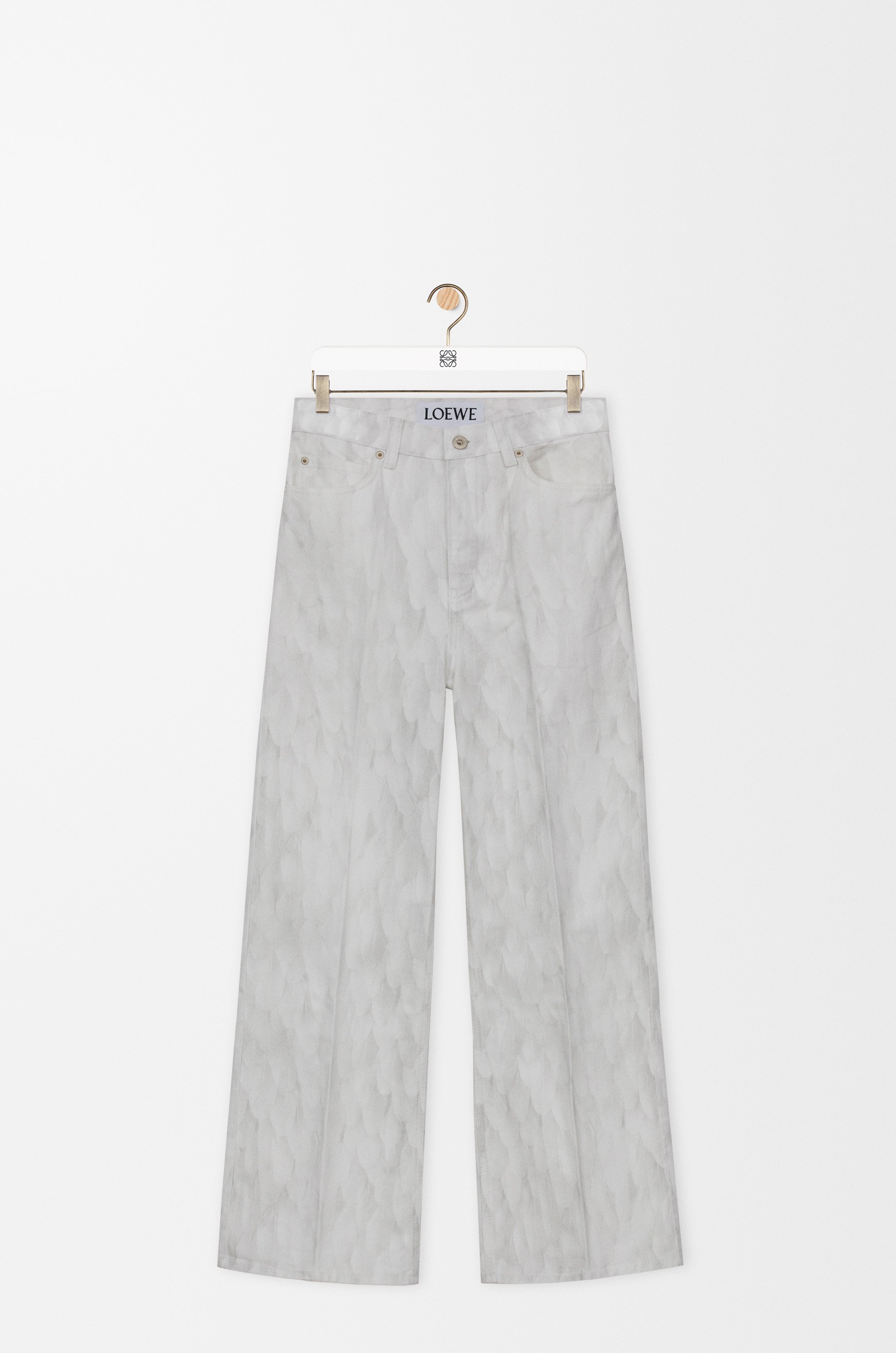 Jeans in denim White - LOEWE Jeans in denim White - LOEWE