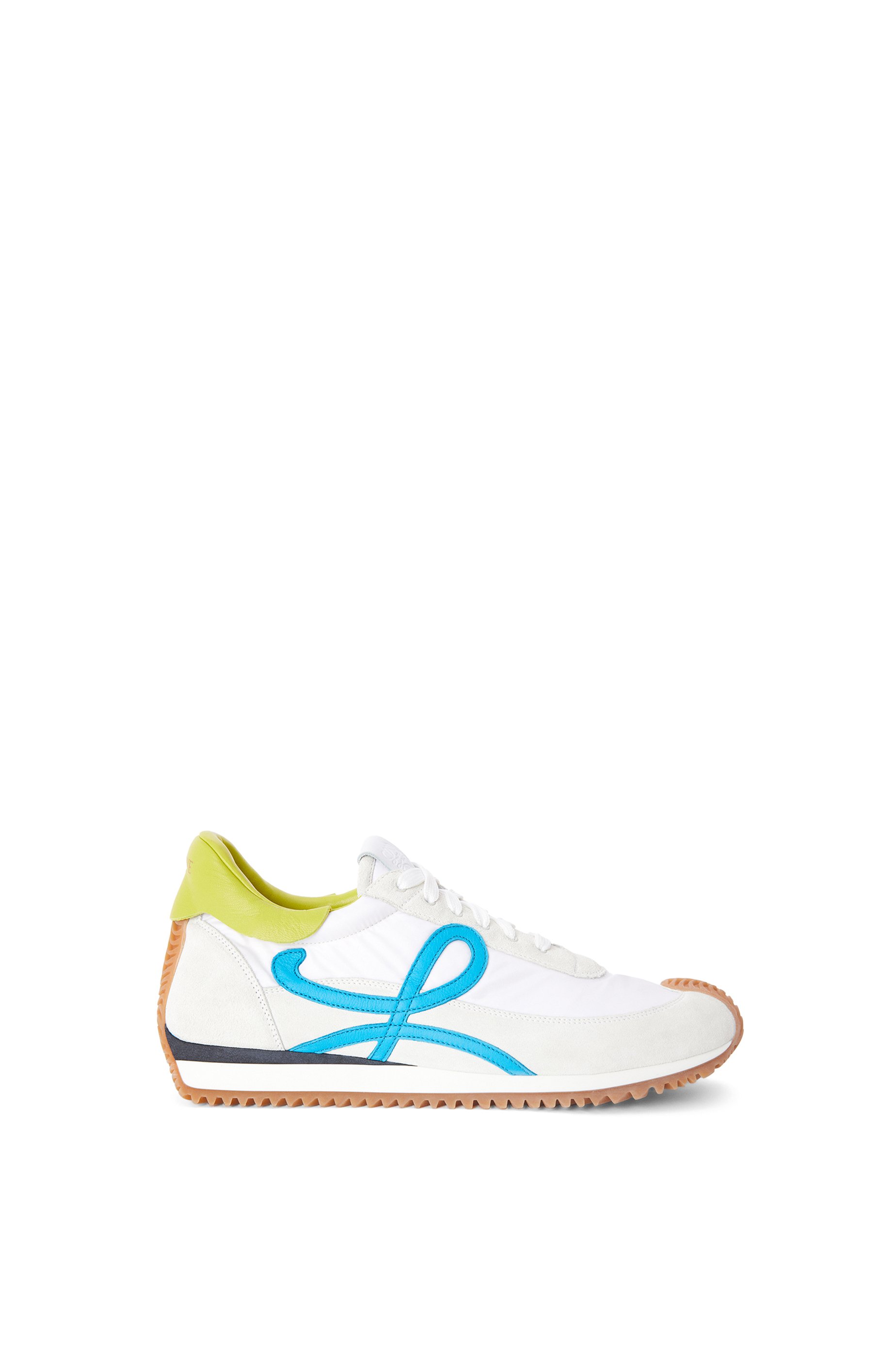 Flow Runner in nylon and suede