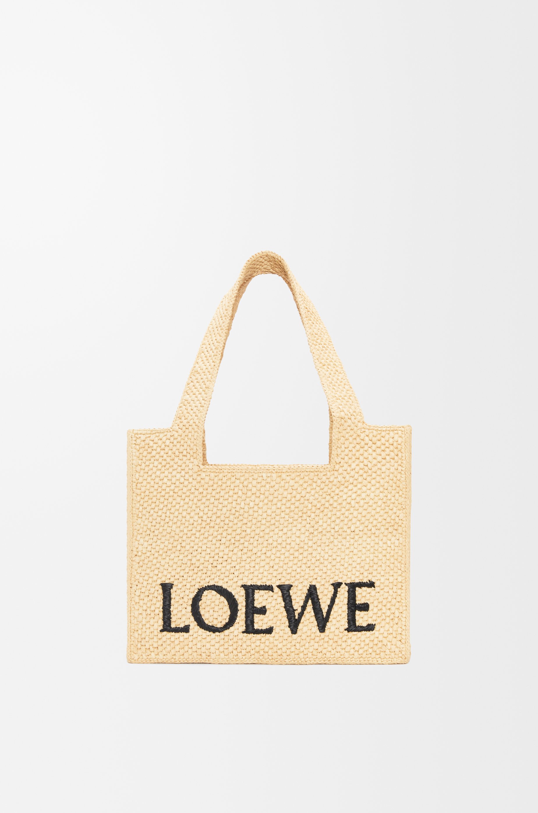 LOEWE ロエベ フォント ラフィア トート スモール 2WAY ショルダーバッグ A685B59X03 ナチュラル by