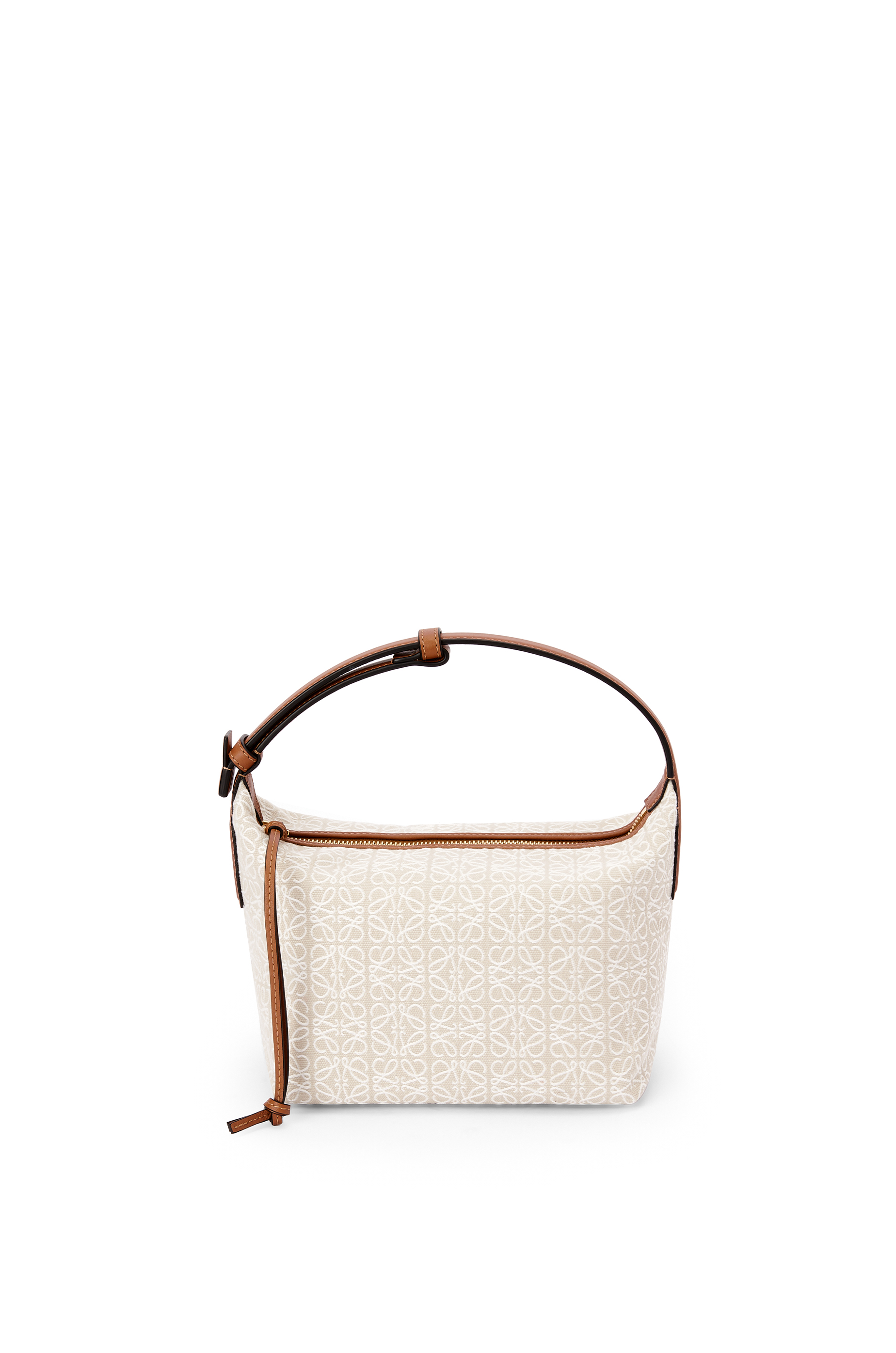 Loewe - Cubi Anagram Jacquard and Leather Shoulder Bag - Womens - Cream