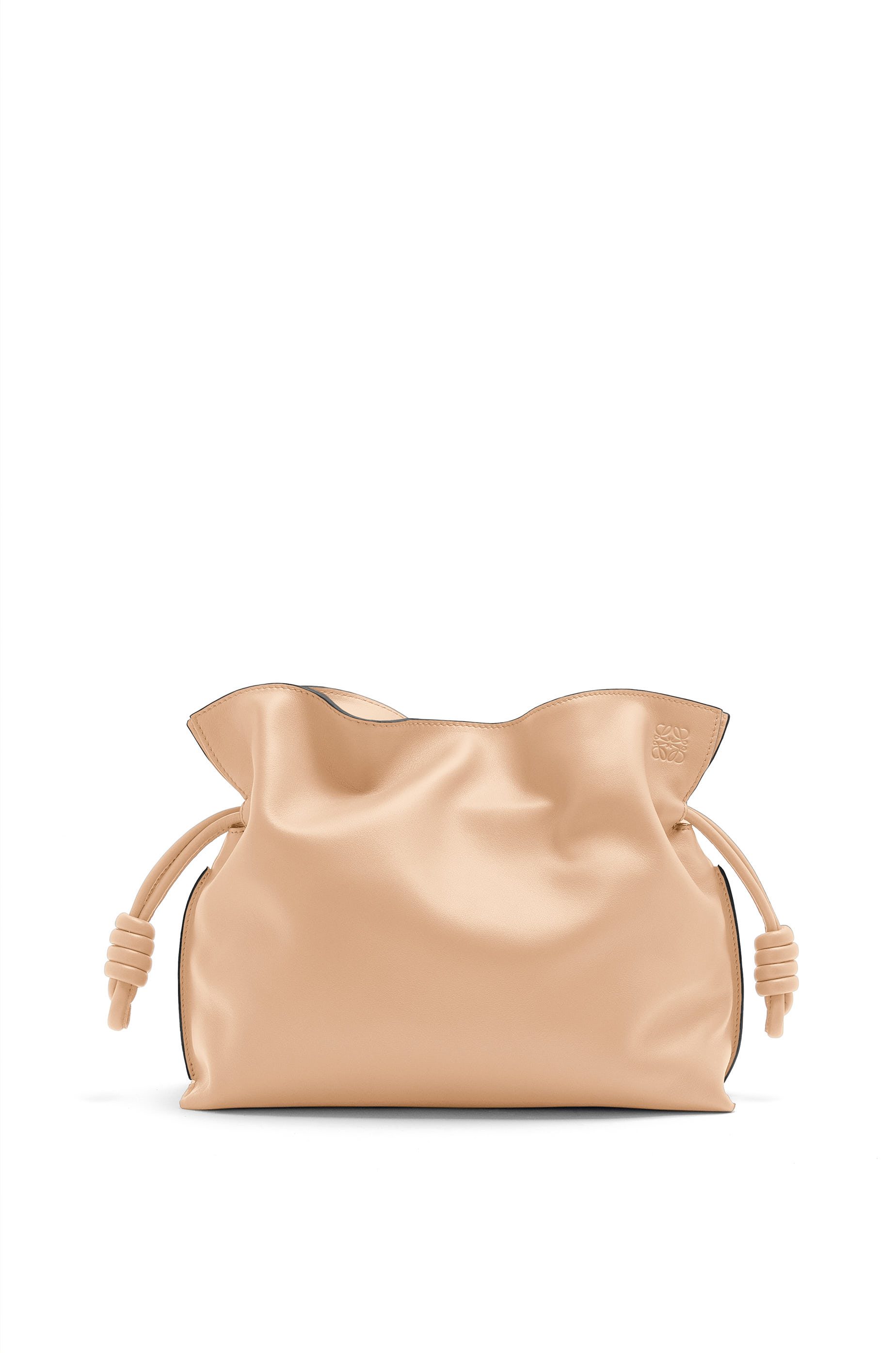 Flamenco clutch in nappa calfskin Nude - LOEWE flamenco-clutch-in-nappa-calfskin-nude-loewe