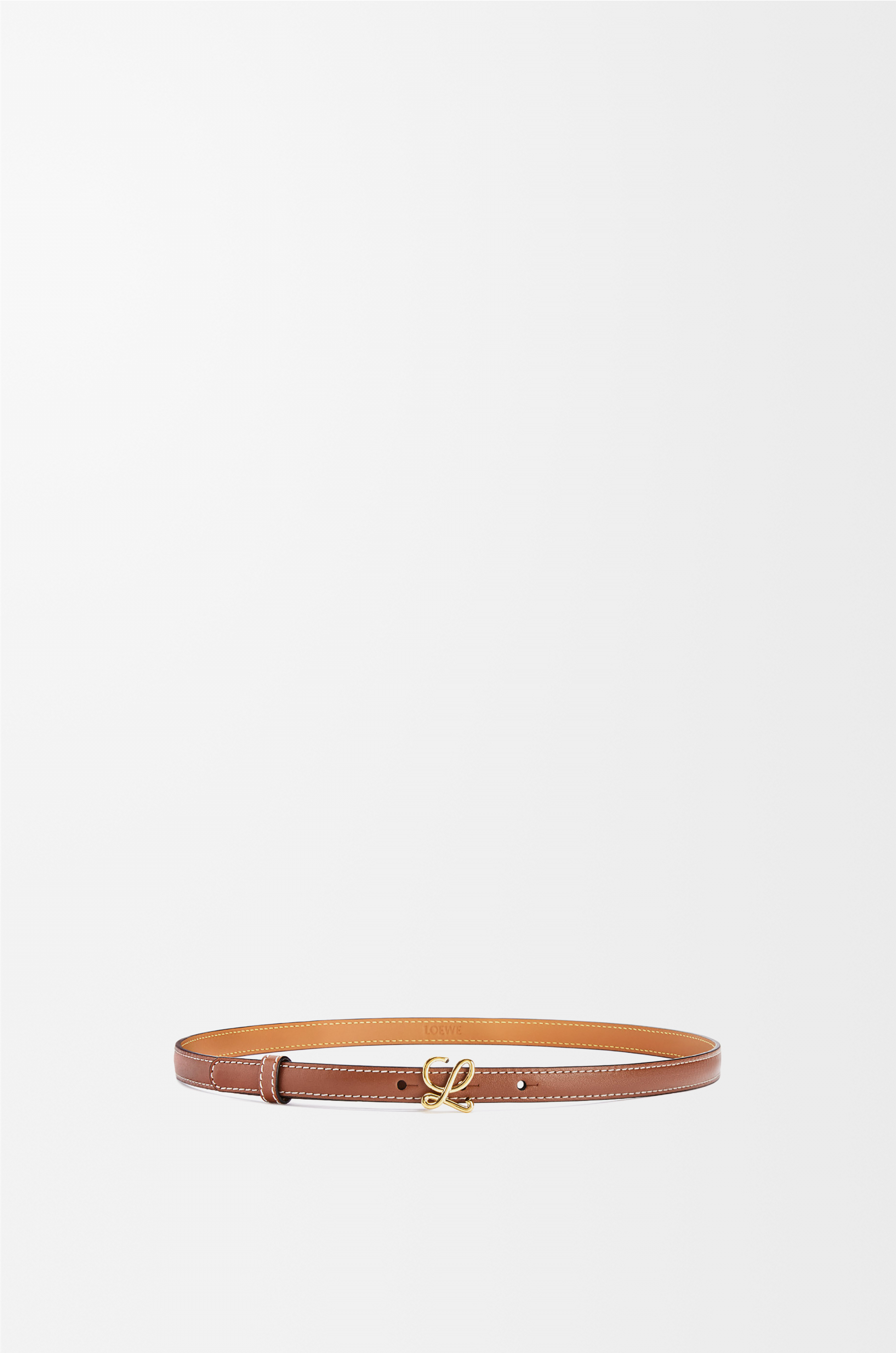 Belt in smooth calfskin