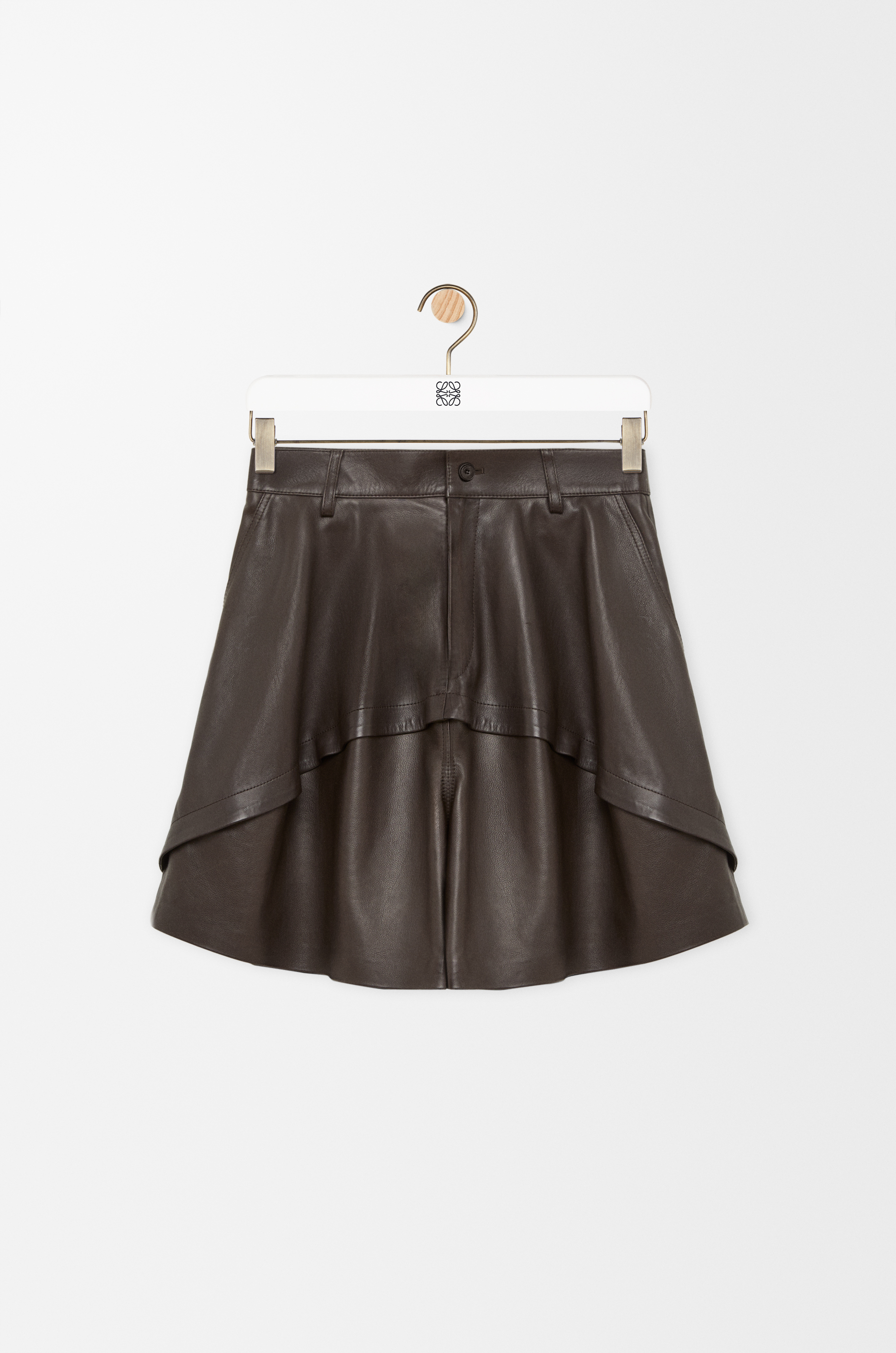 Shorts in nappa calfskin Brown - LOEWE Europe official website