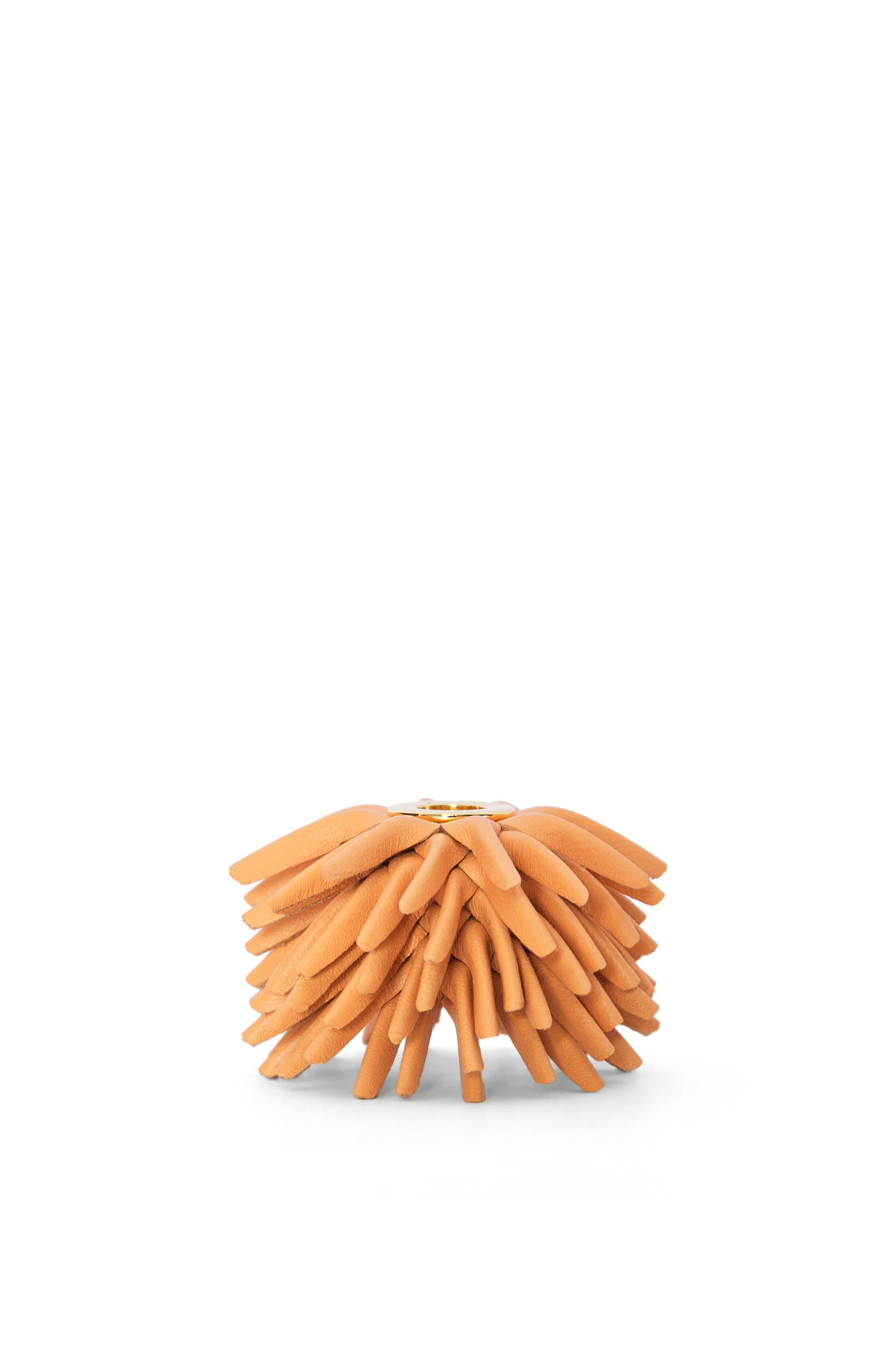Small flower charm in calfskin Orange - LOEWE