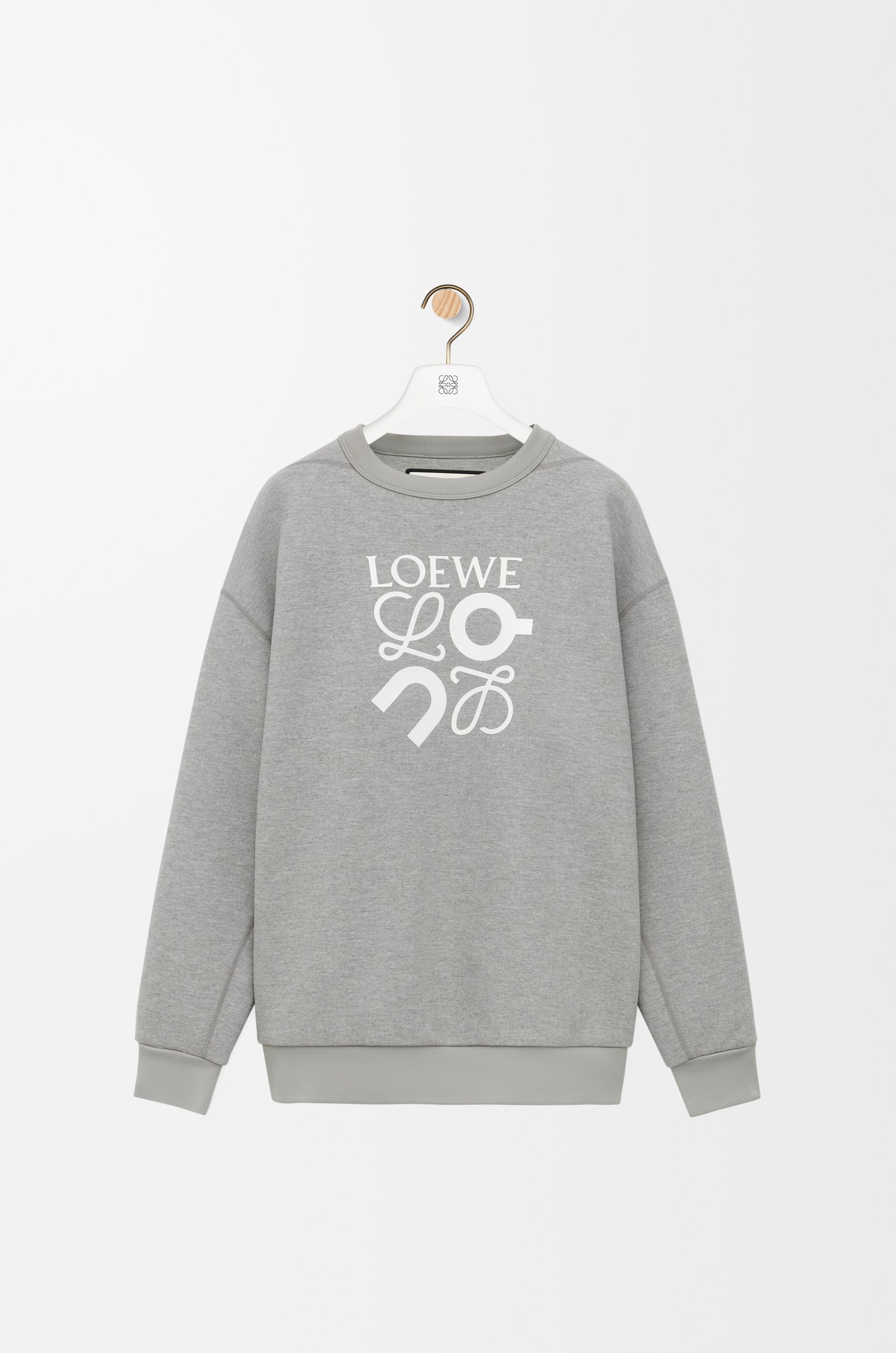 スウェットシャツ（テクニカルジャージー ） グレー - LOEWE