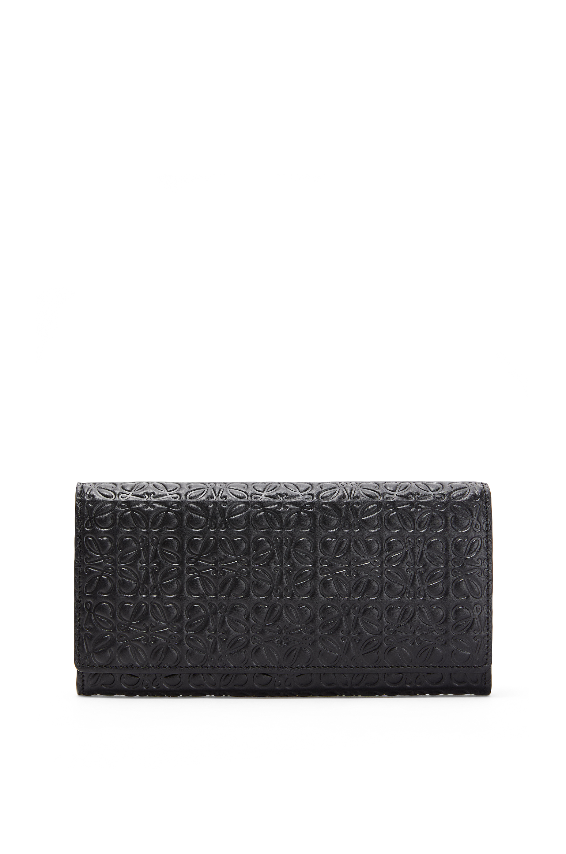 Continental wallet in calfskin Black 