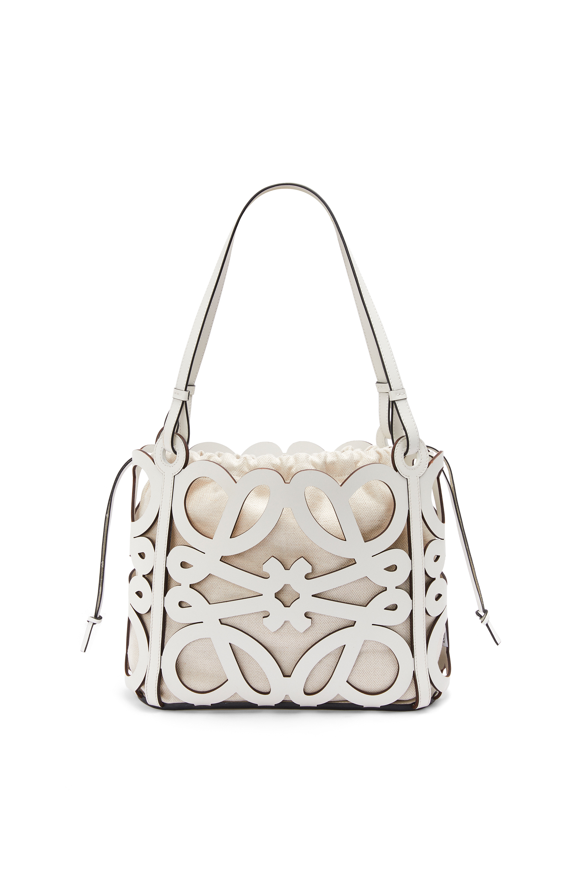 Loewe Anagram Small Cutout Leather Tote