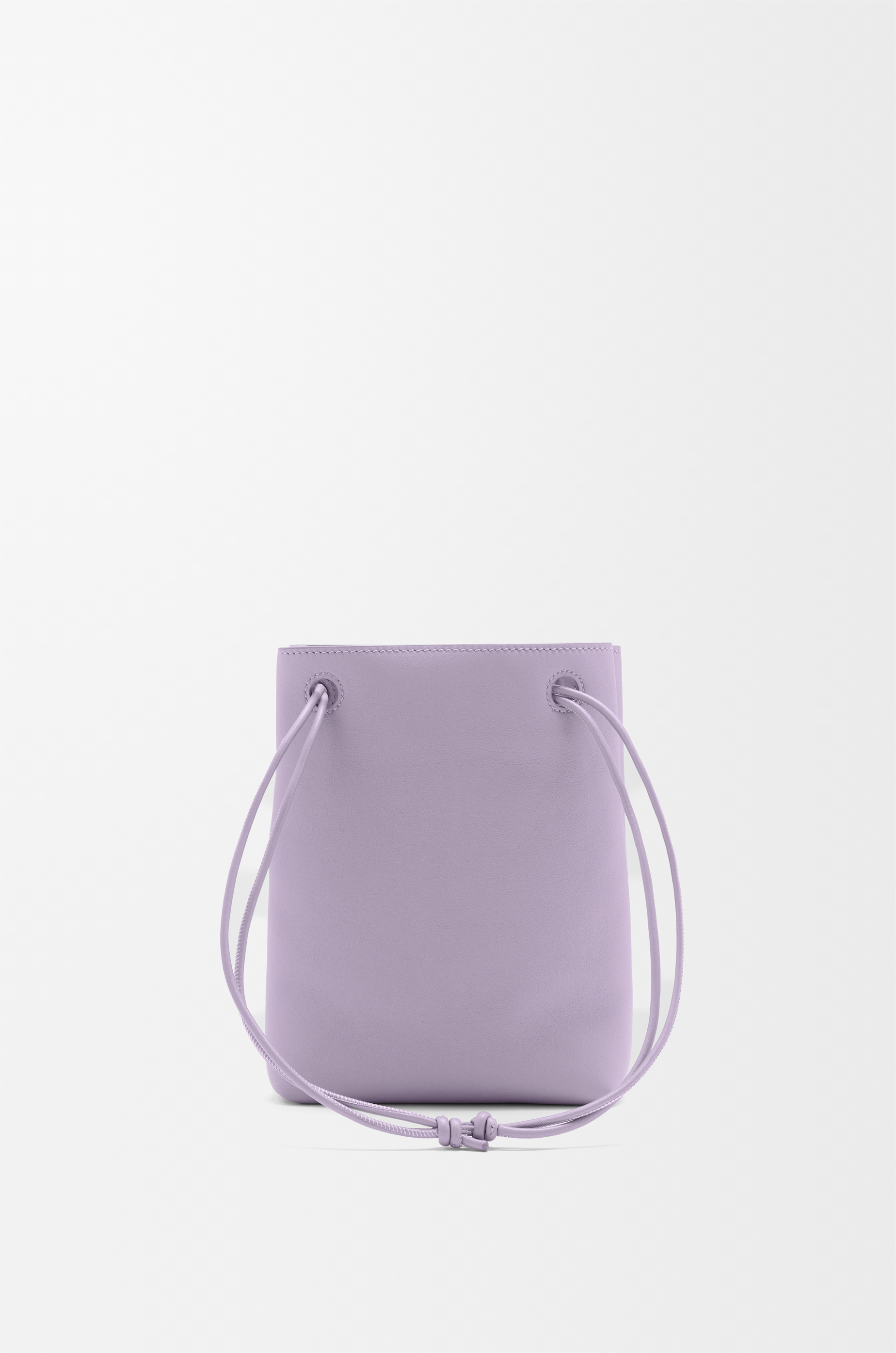 LOEWE ぺブル ポーチ（スムースカーフ） ダーティモーヴ