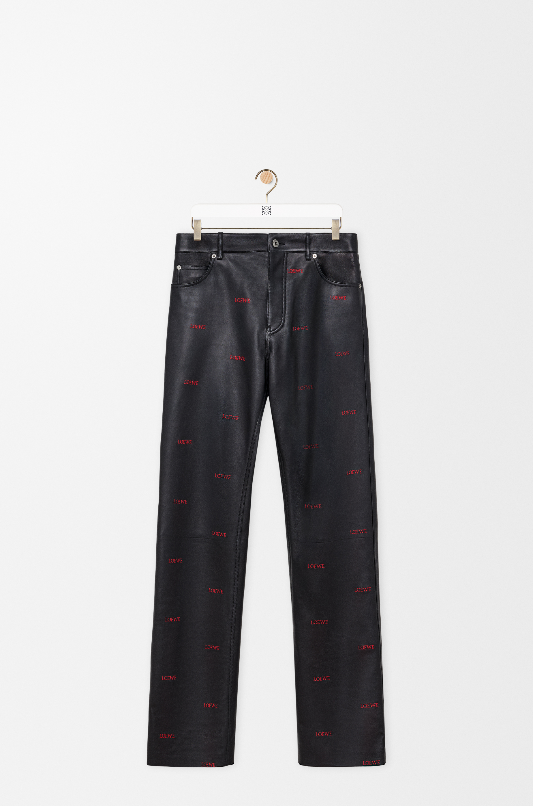 Trousers in nappa lambskin Black - LOEWE International official