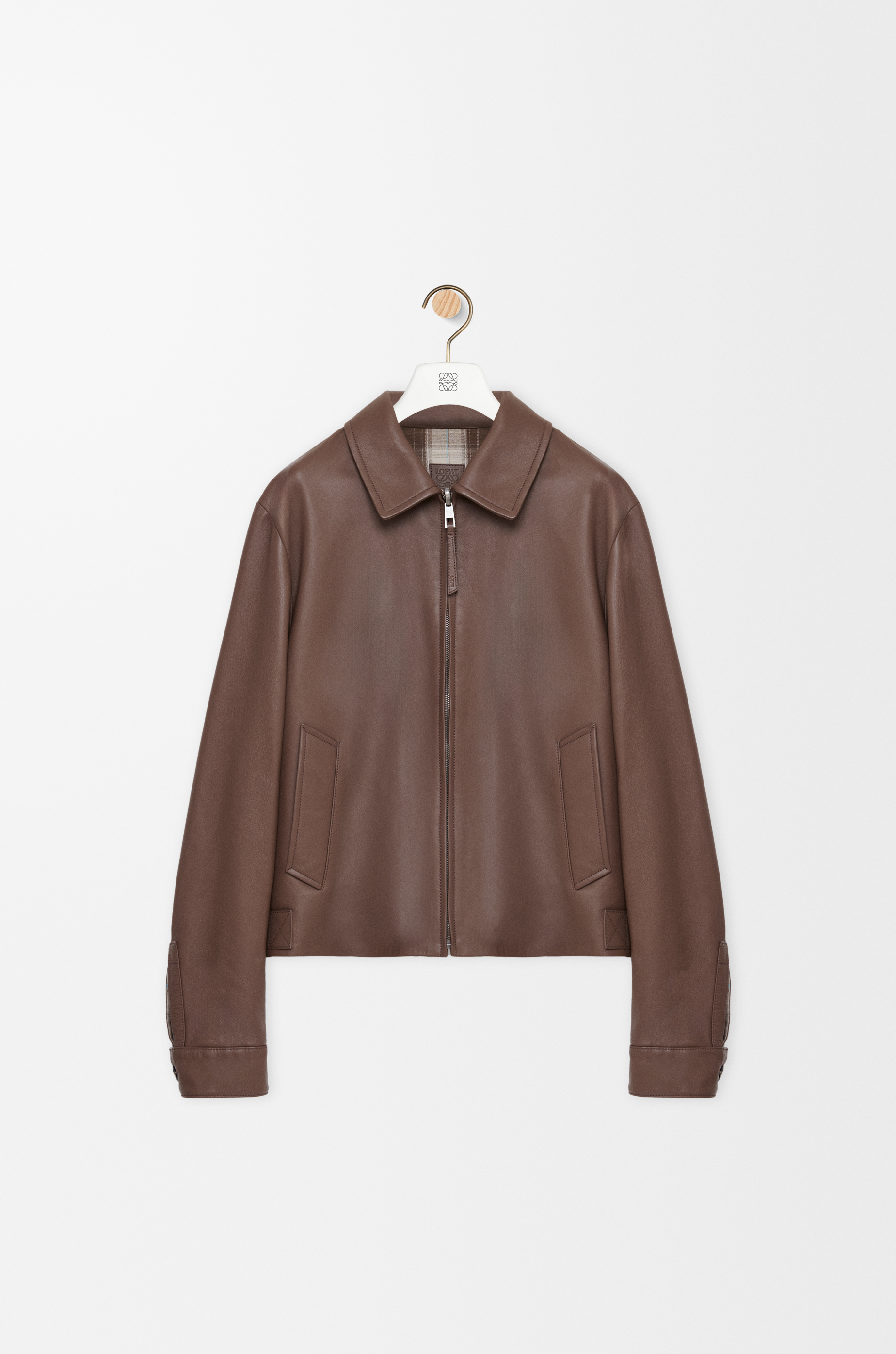 ジップアップ ジャケット（ナパラム） ブラウン - LOEWE Japan