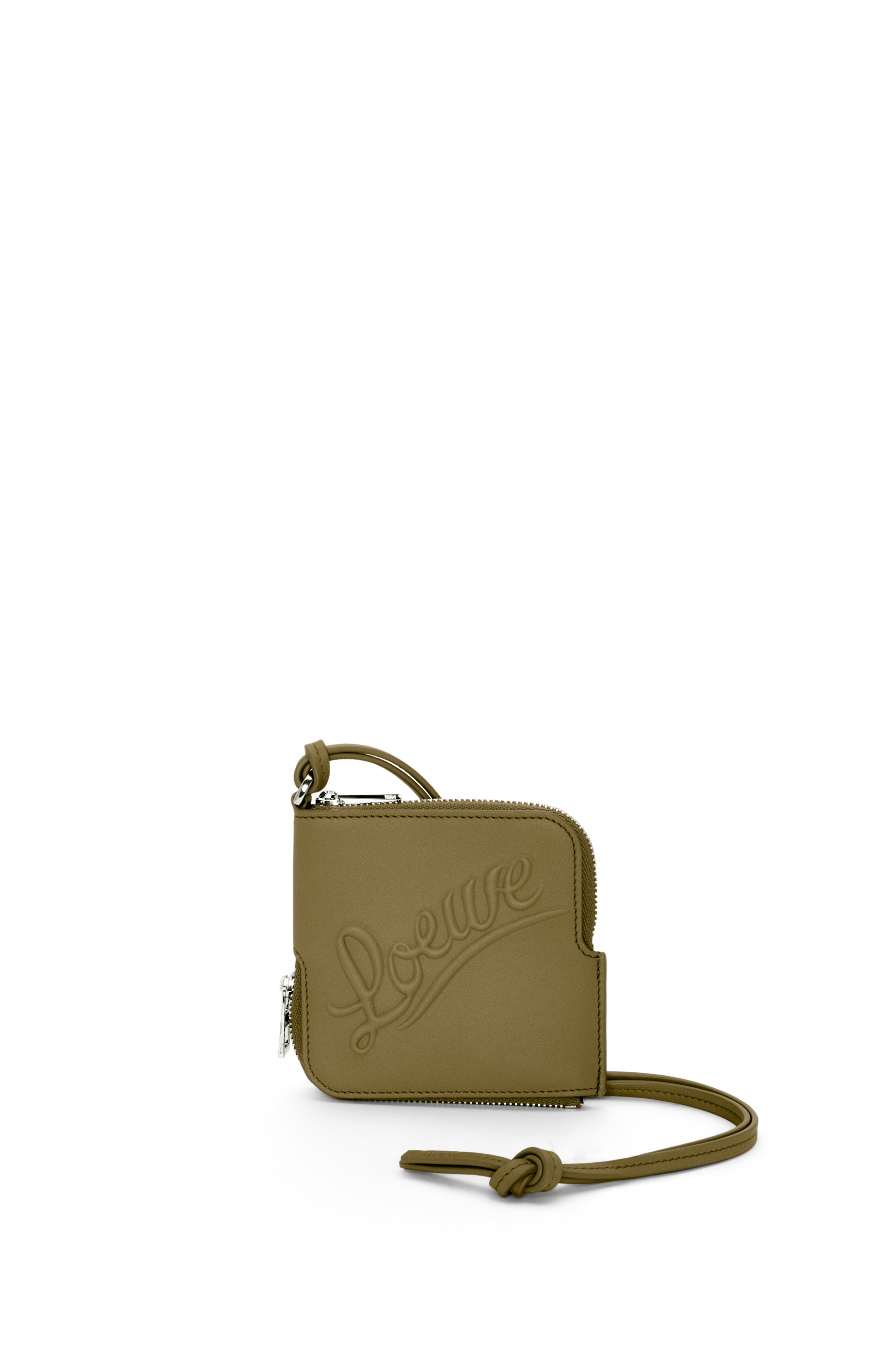 Double coin case in classic calfskin Olive - LOEWE