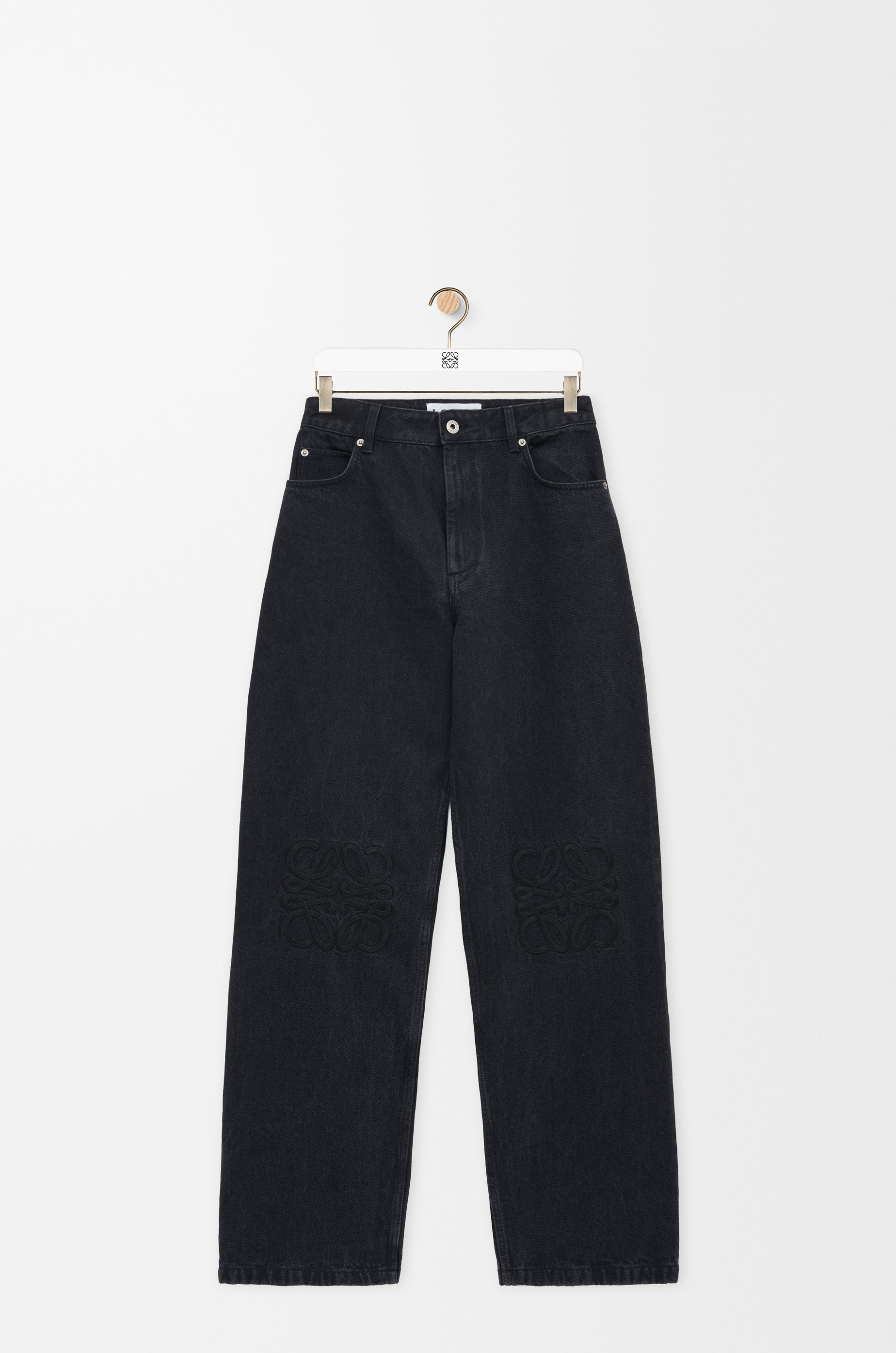 アナグラム バギー ジーンズ（デニム） ブラック - LOEWE