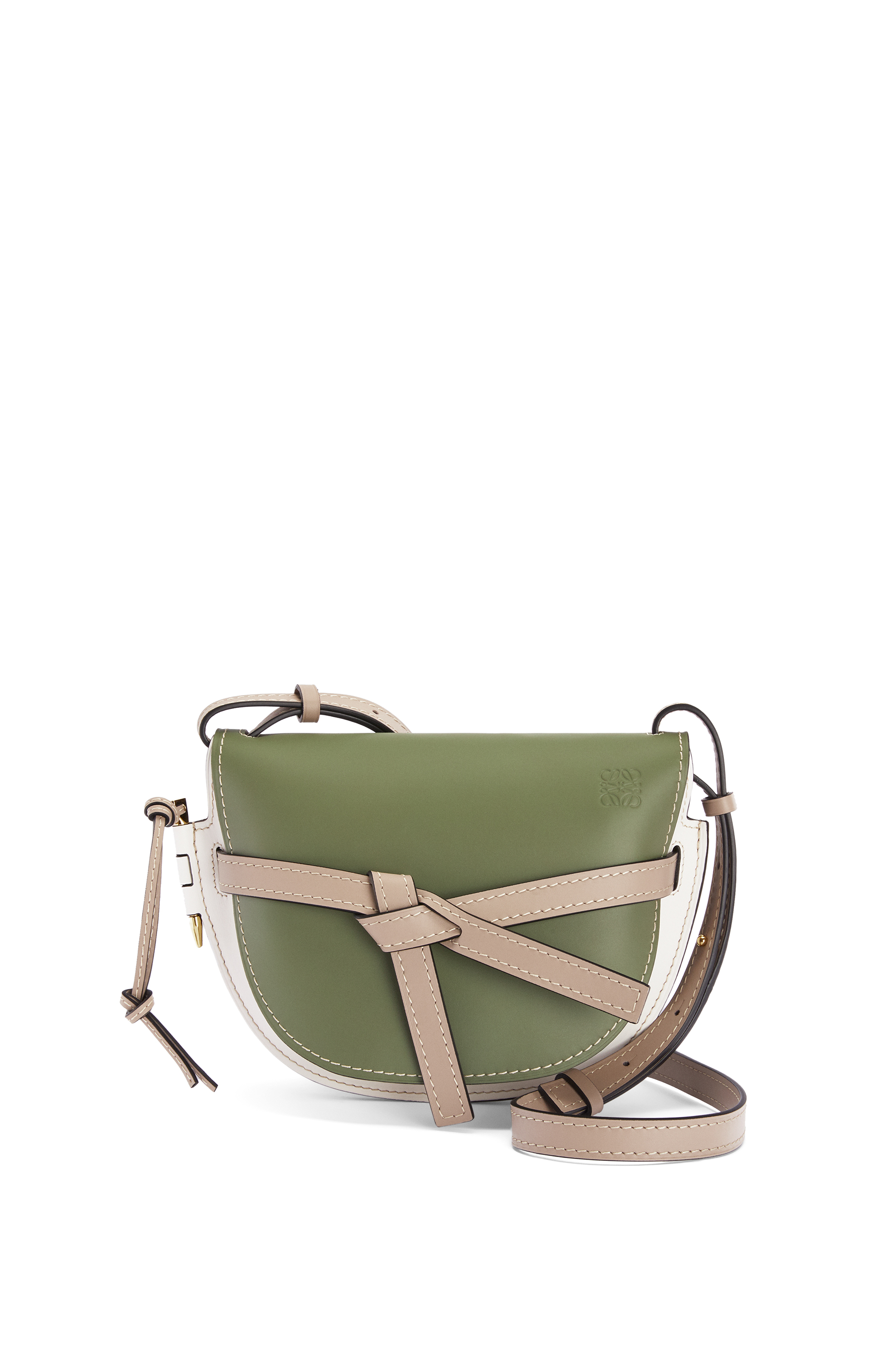 Gate bag in soft calfskin Avocado Green 