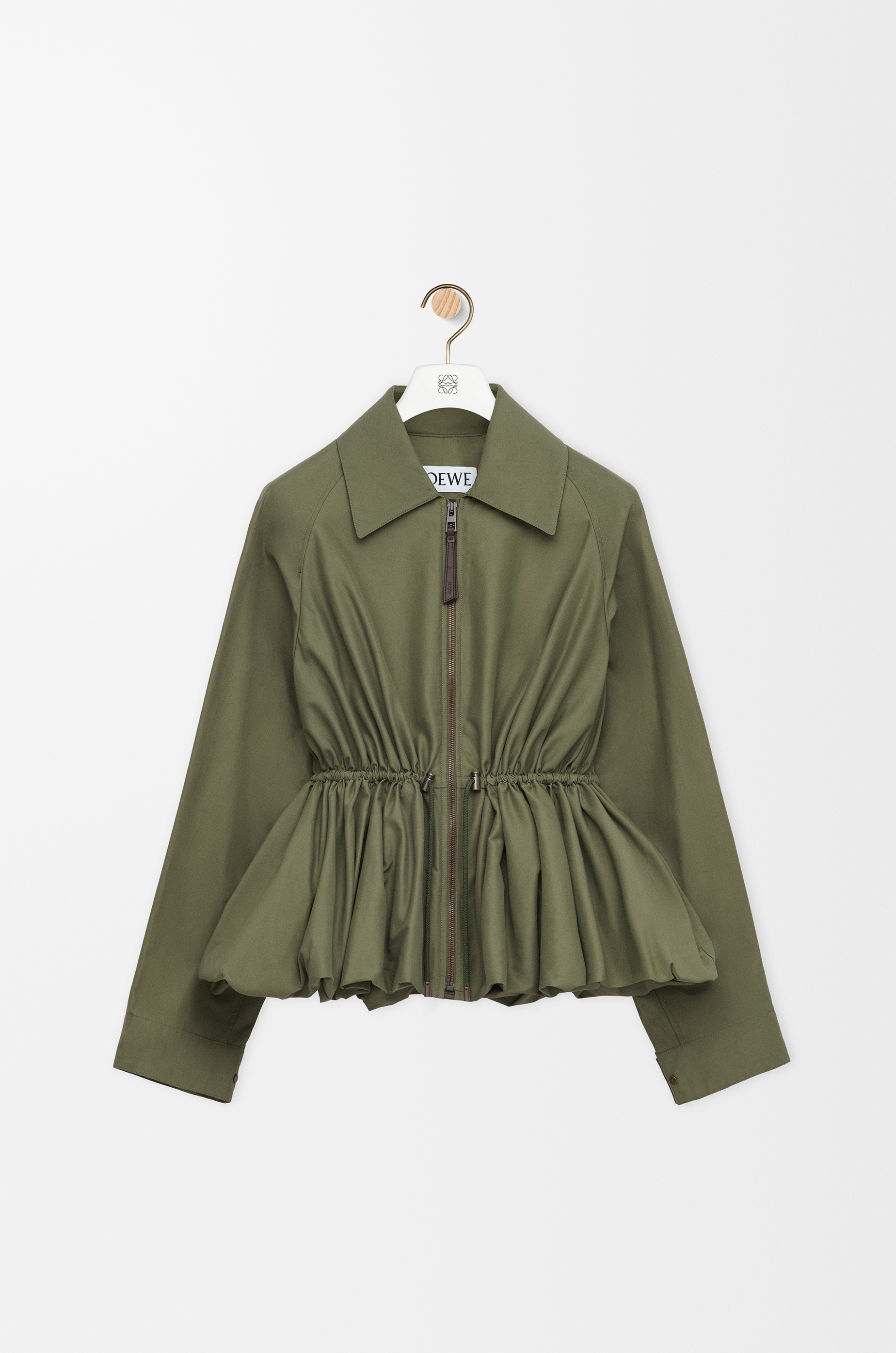 Jacket in cotton blend Green - LOEWE