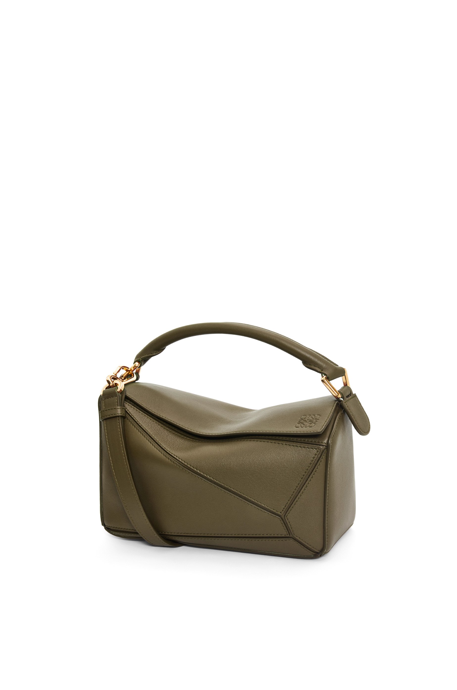 Loewe Green Mini Puzzle Bag