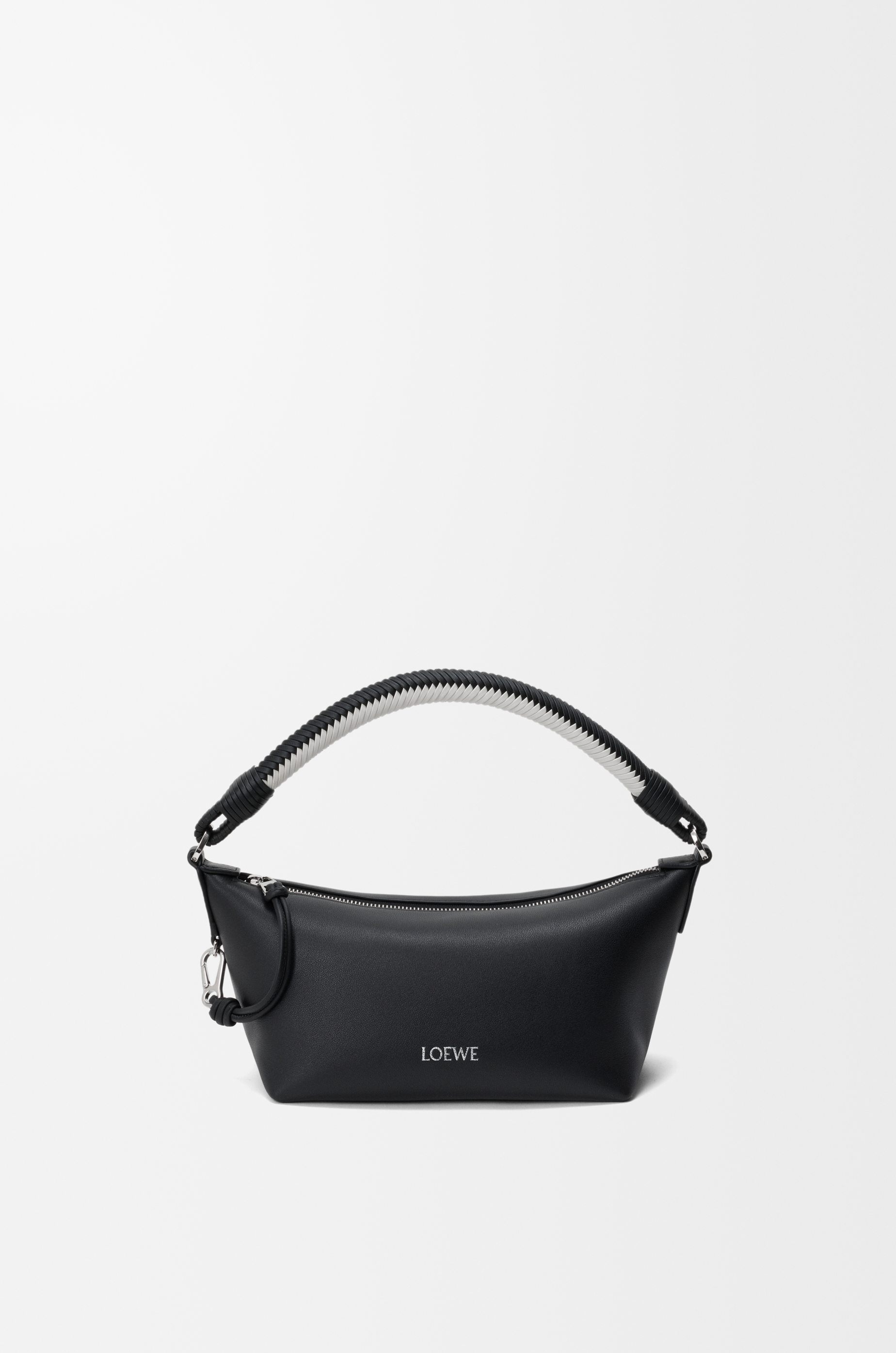 LOEWE レザーミニポーチ Cala mini bag in mellow nappa lambskin Black - LOEWE USA Official