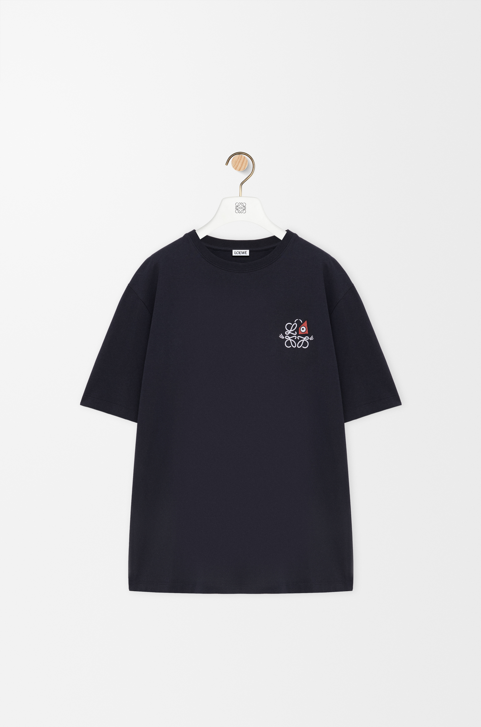 Loose fit T-shirt in cotton Blue - LOEWE