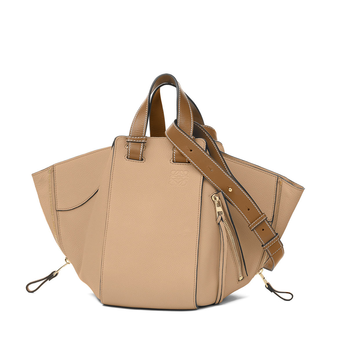 Hammock Small Bag Sand/Mink Color LOEWE