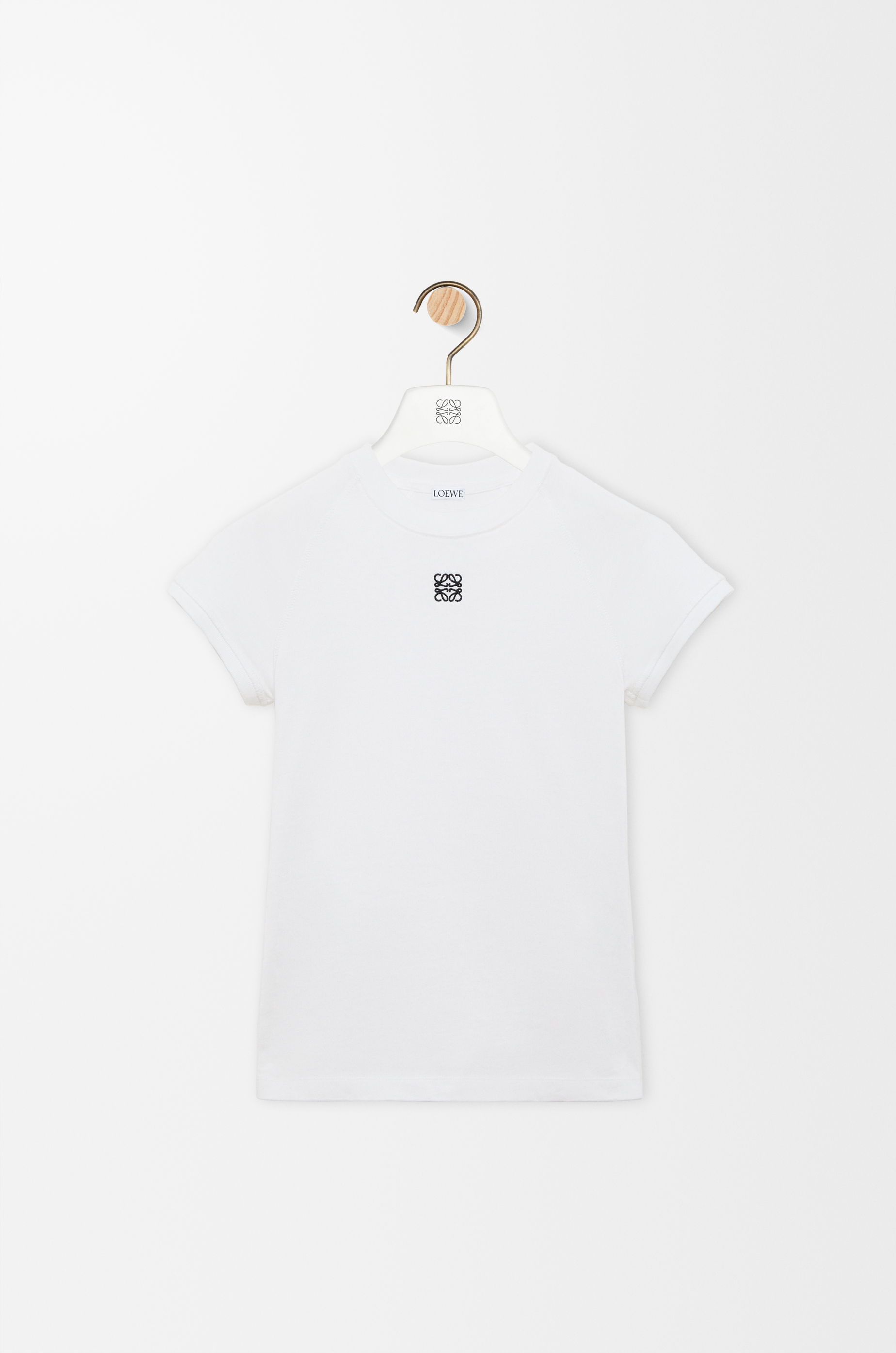 スモールフィット Tシャツ（コットンブレンド） ホワイト - ロエベ