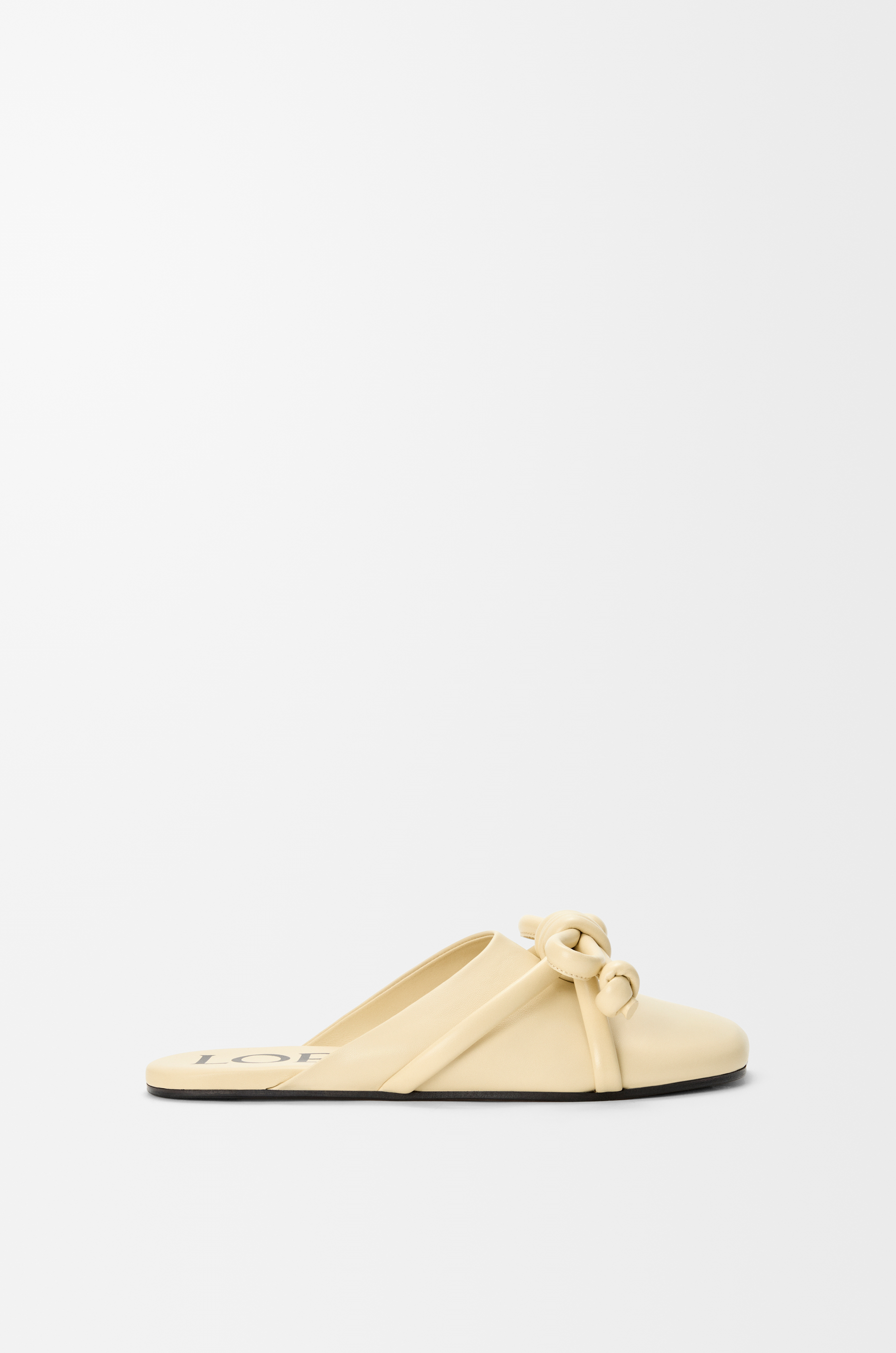 Flamenco Knot mule in lambskin