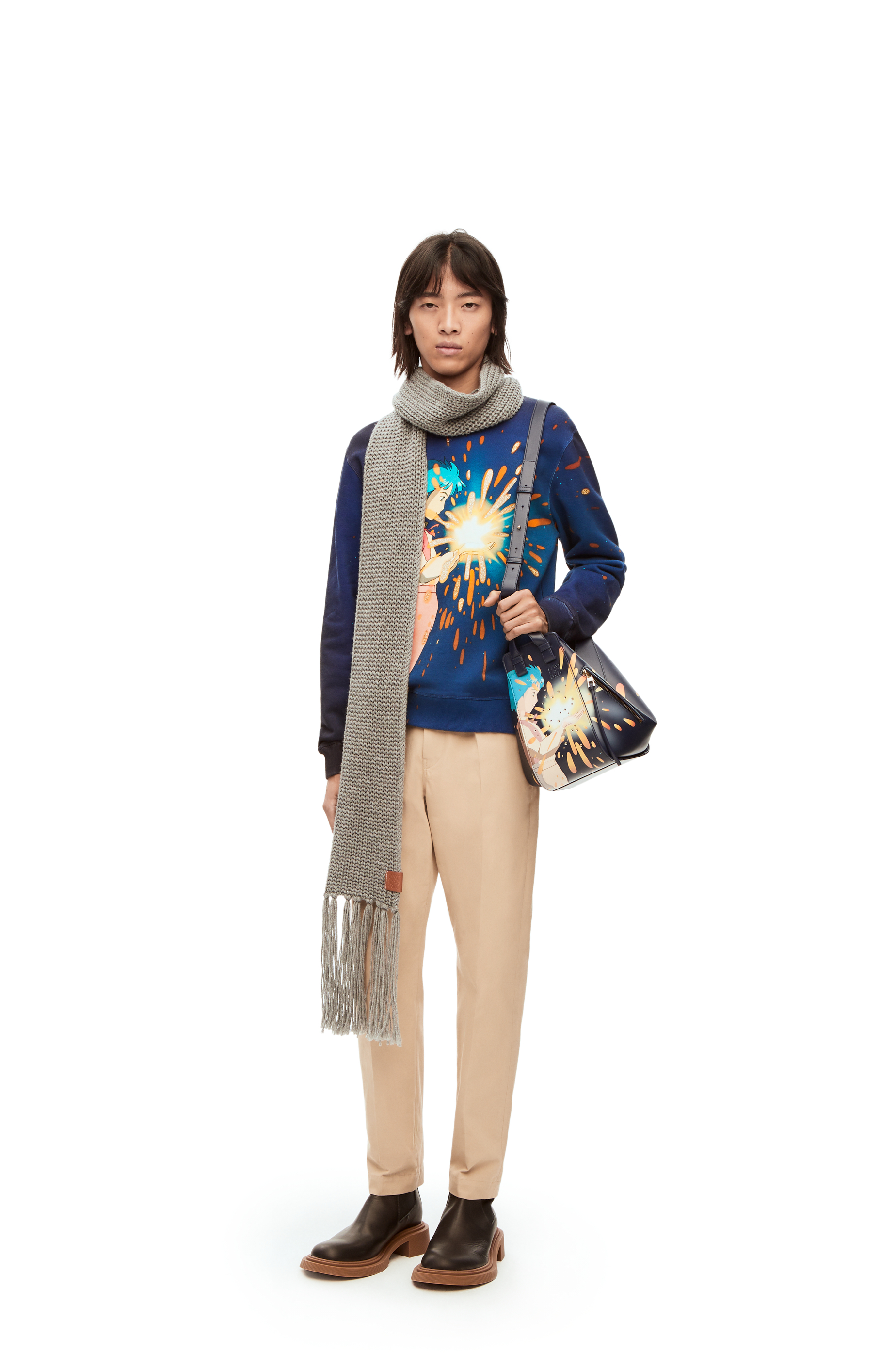 LOEWE×ハウルの動く城】23SS コットン スウェットシャツ 直販超安い