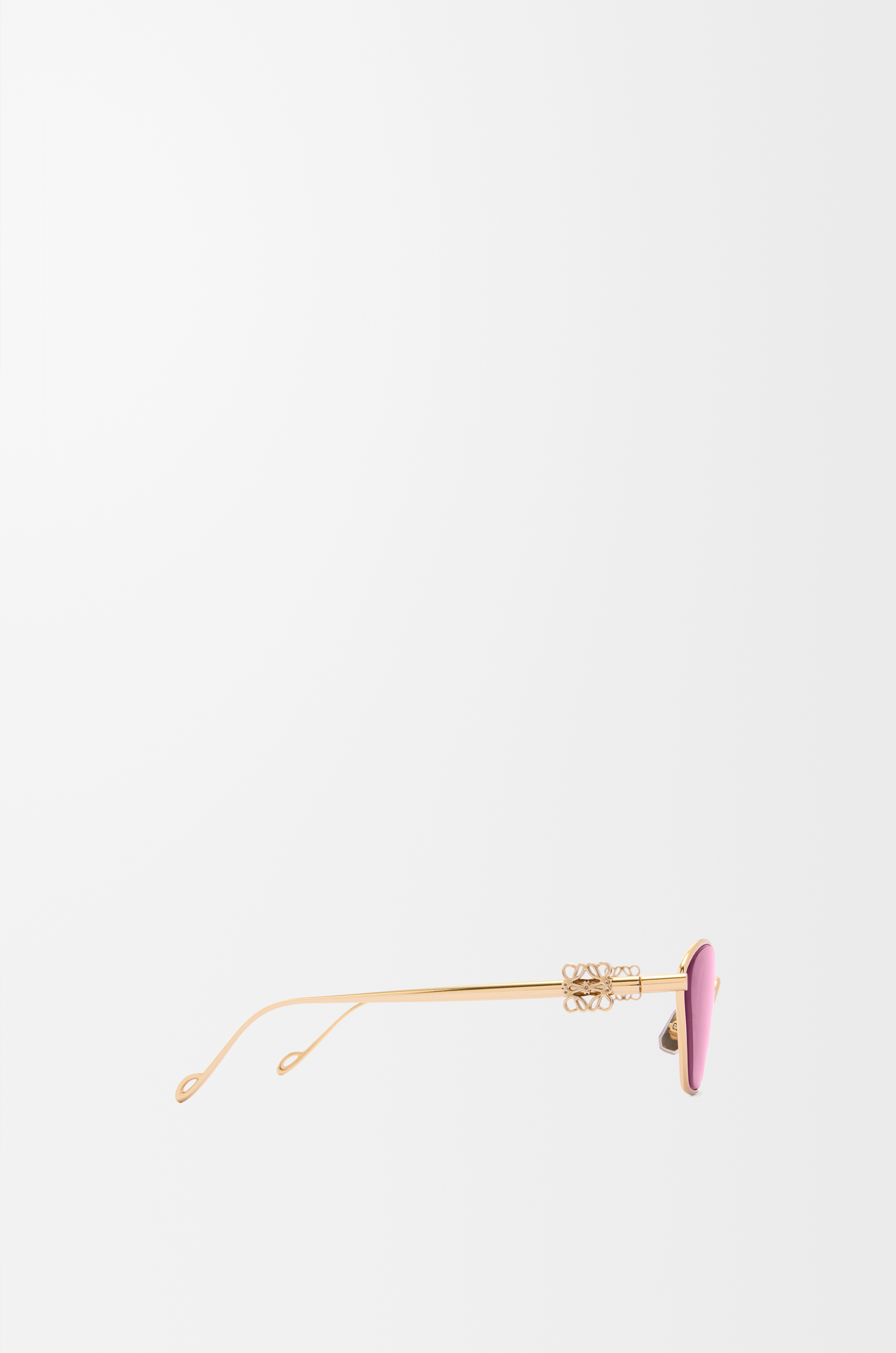 LOEWE Anagram hexagonal sunglasses Burgundy