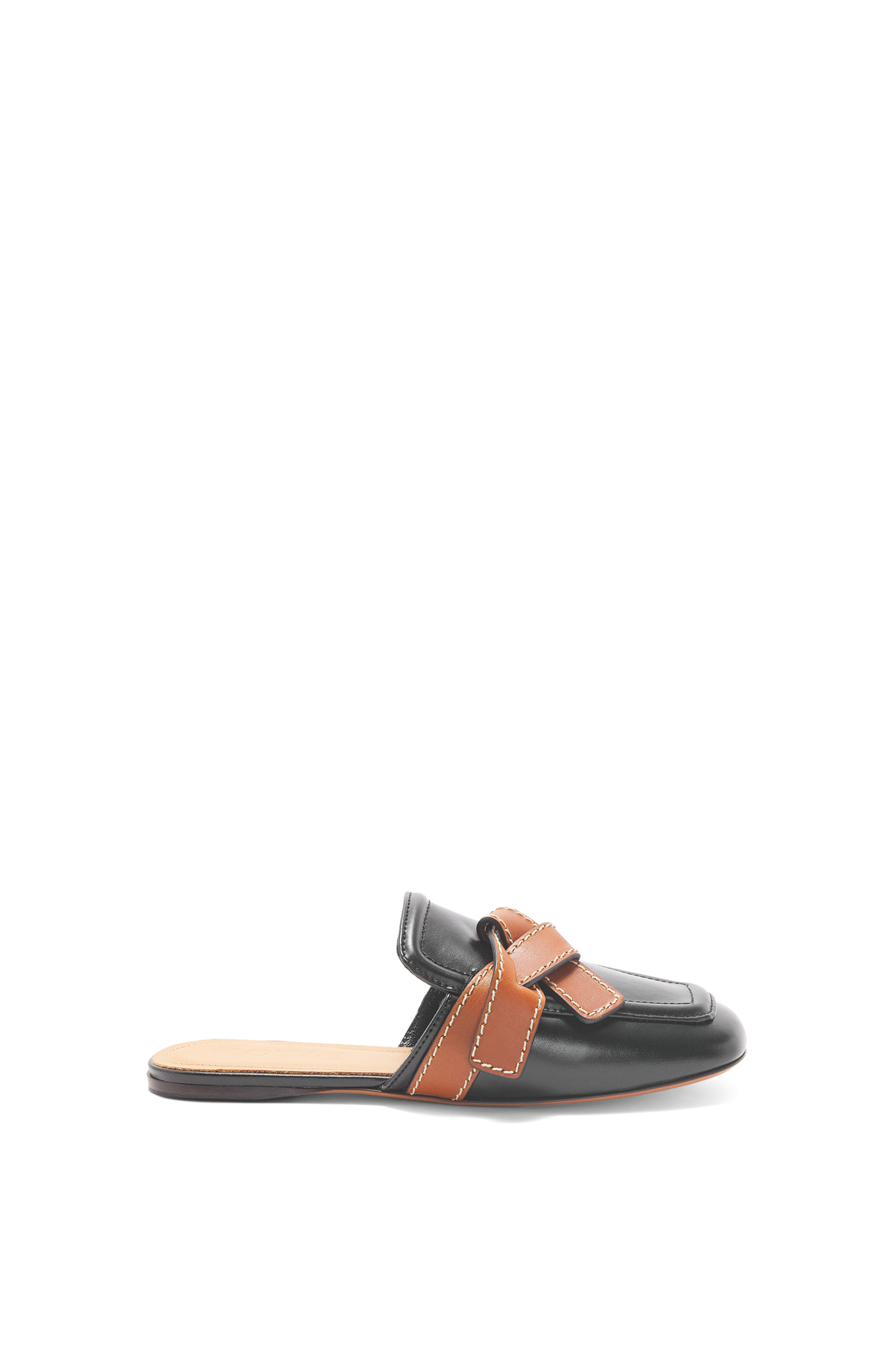 LOEWE flat western mules