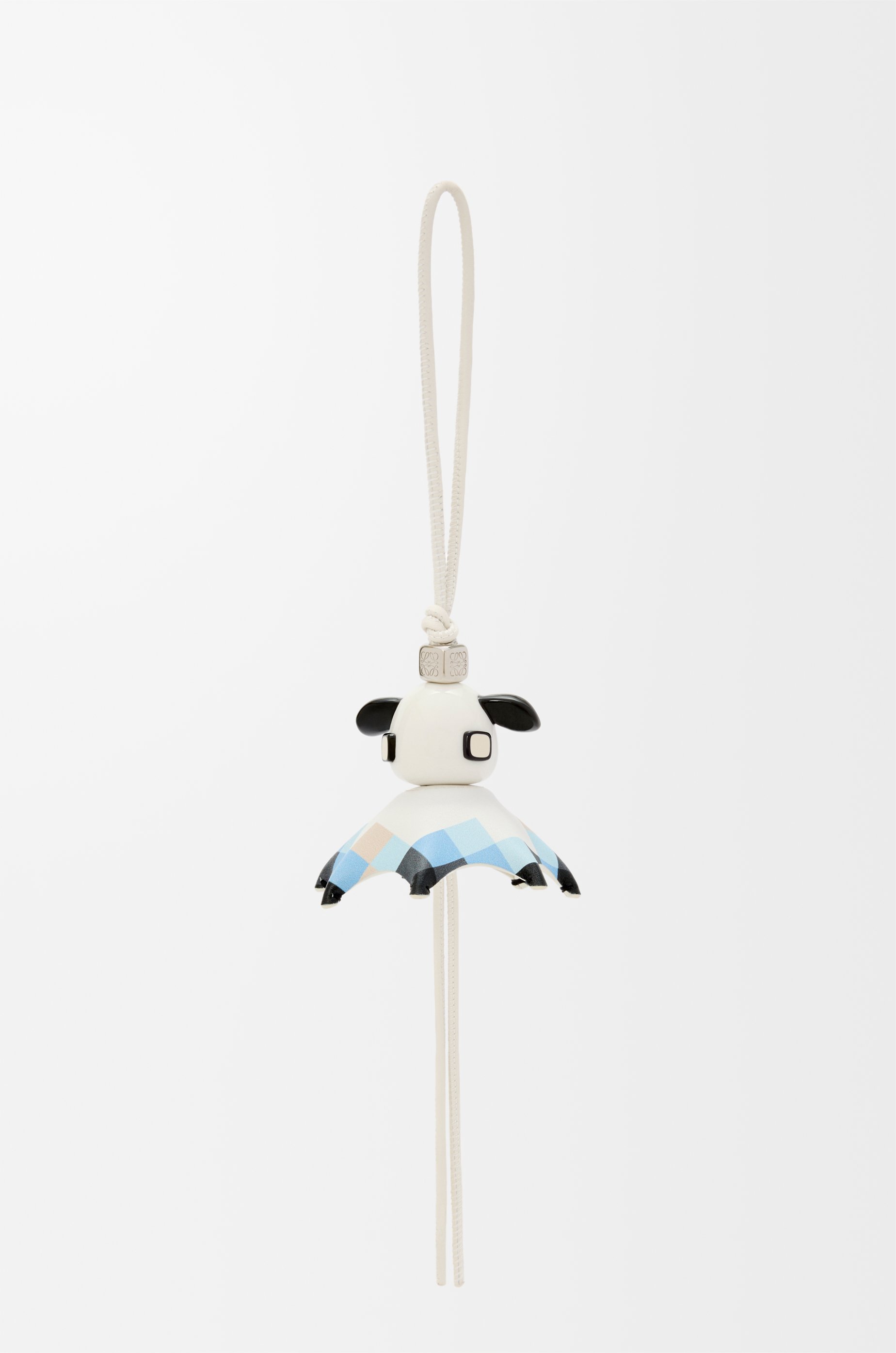 ◆LOEWE◆ ピンク パズ チャーム LOEWE 【新品同様】 ロエベ カラ バッグチャーム ユリモチーフ