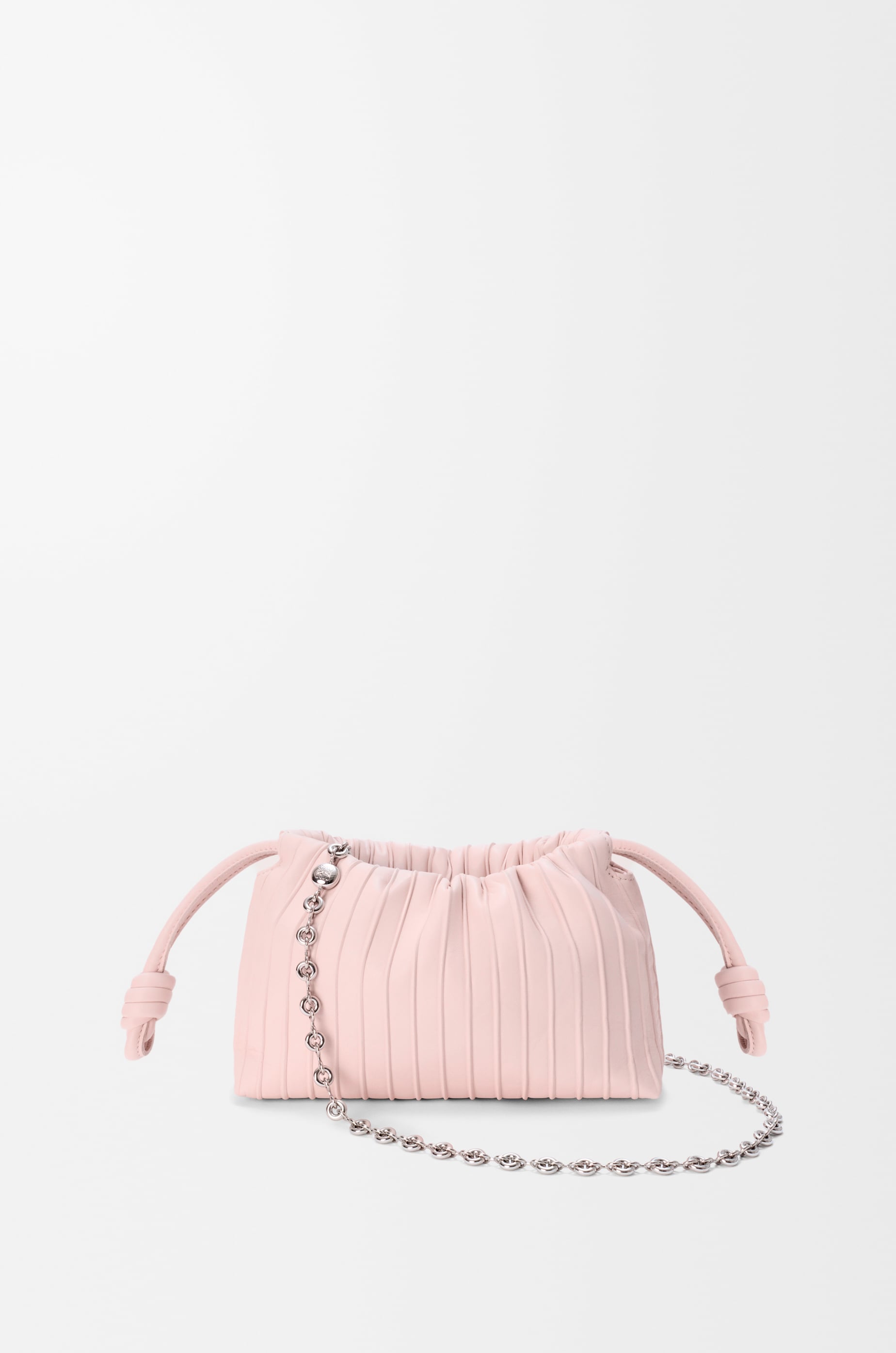 LOEWE ロエベ　フラメンコ　ピンク フラメンコ プリーツ パース ミニ（ナパラム） ピンク - ロエベ 日本