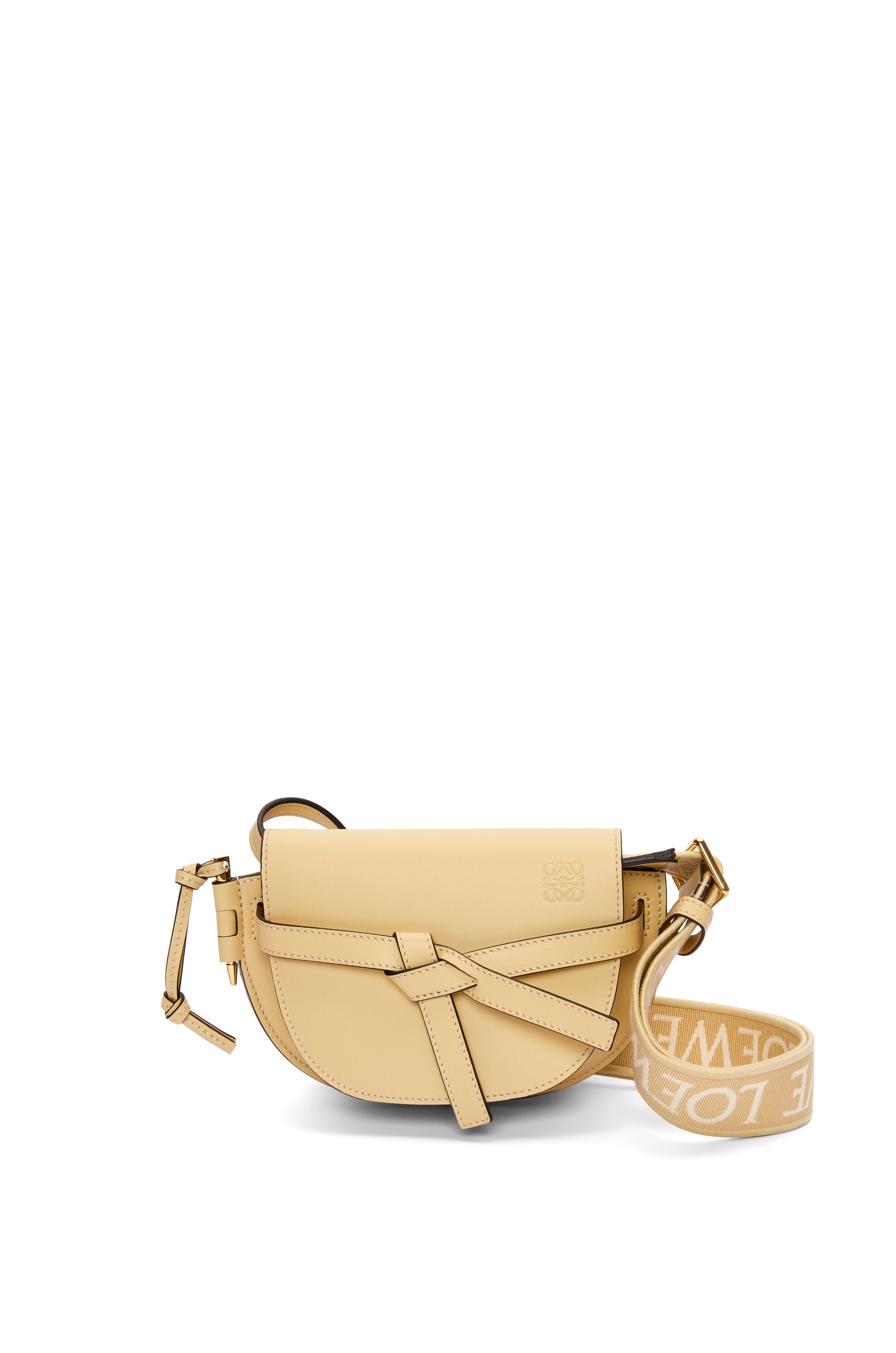 Loewe Anagram Tote Mini Bag in Tan & Pecan