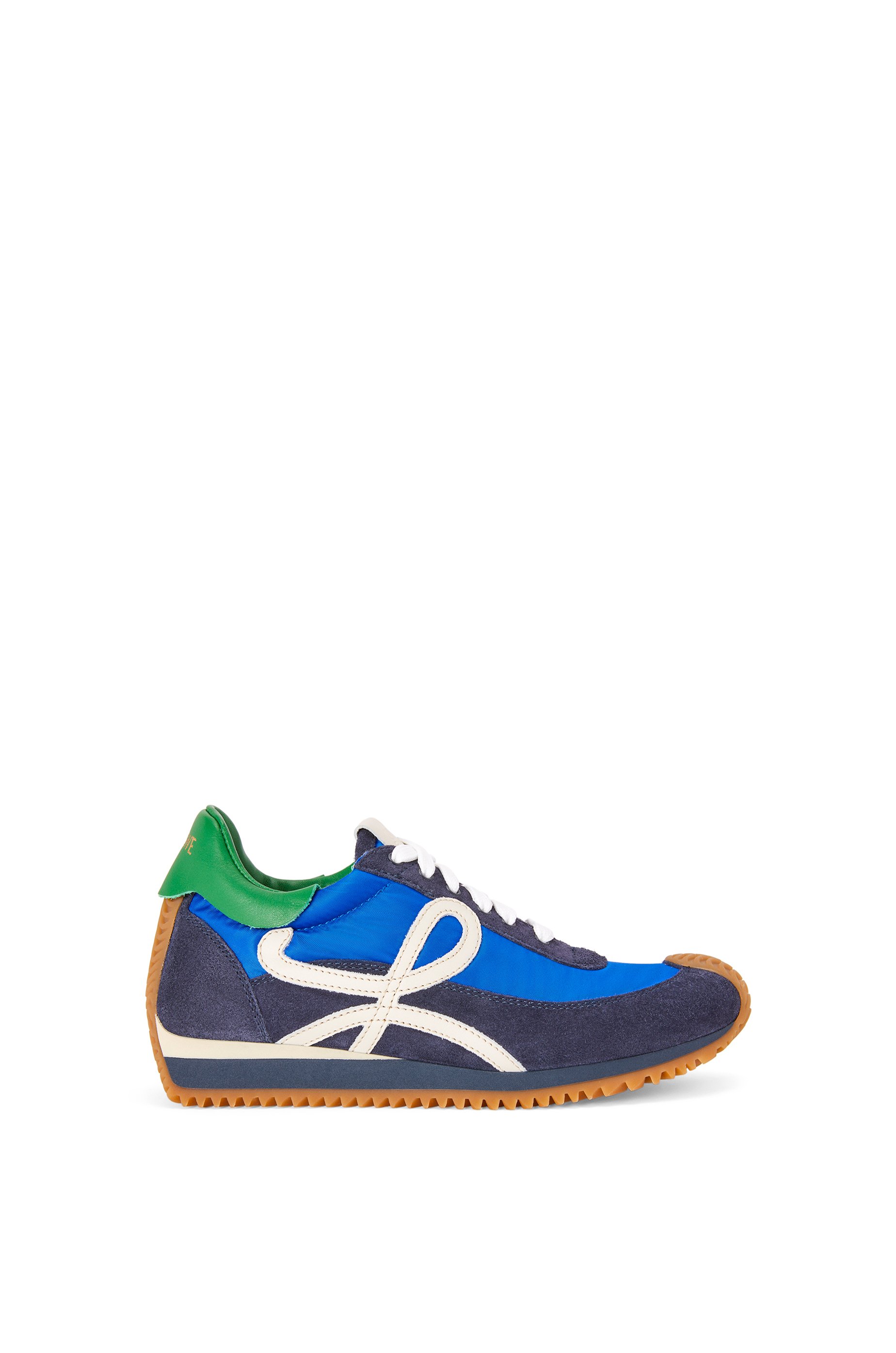 Flow runner in nylon and suede Flow runner in nylon and suede