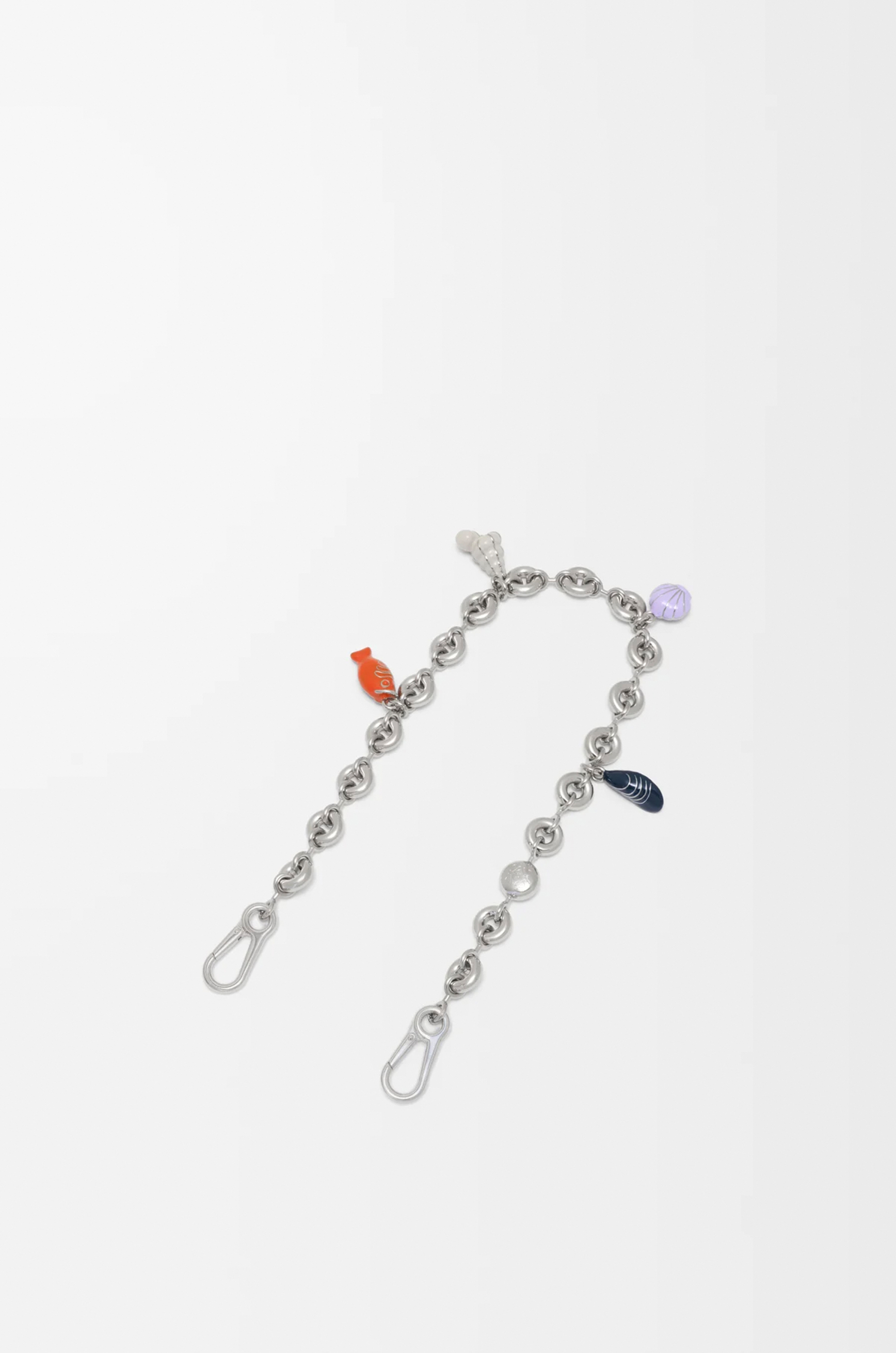 LOEWE ロエベ クローバー 925 トップ チャーム A258060 チャーム付きドーナツチェーン シルバー - ロエベ 日本 公式サイト