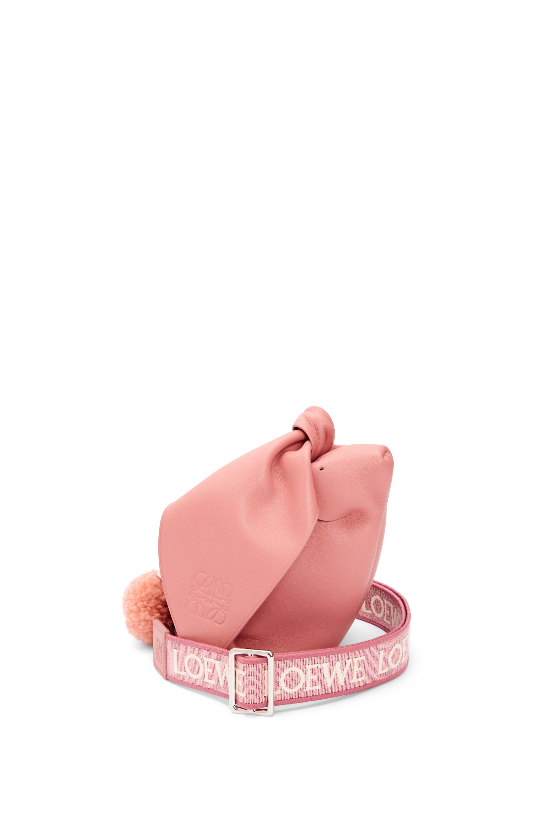 Bunny bag in nappa calfskin Peach Bloom - LOEWE